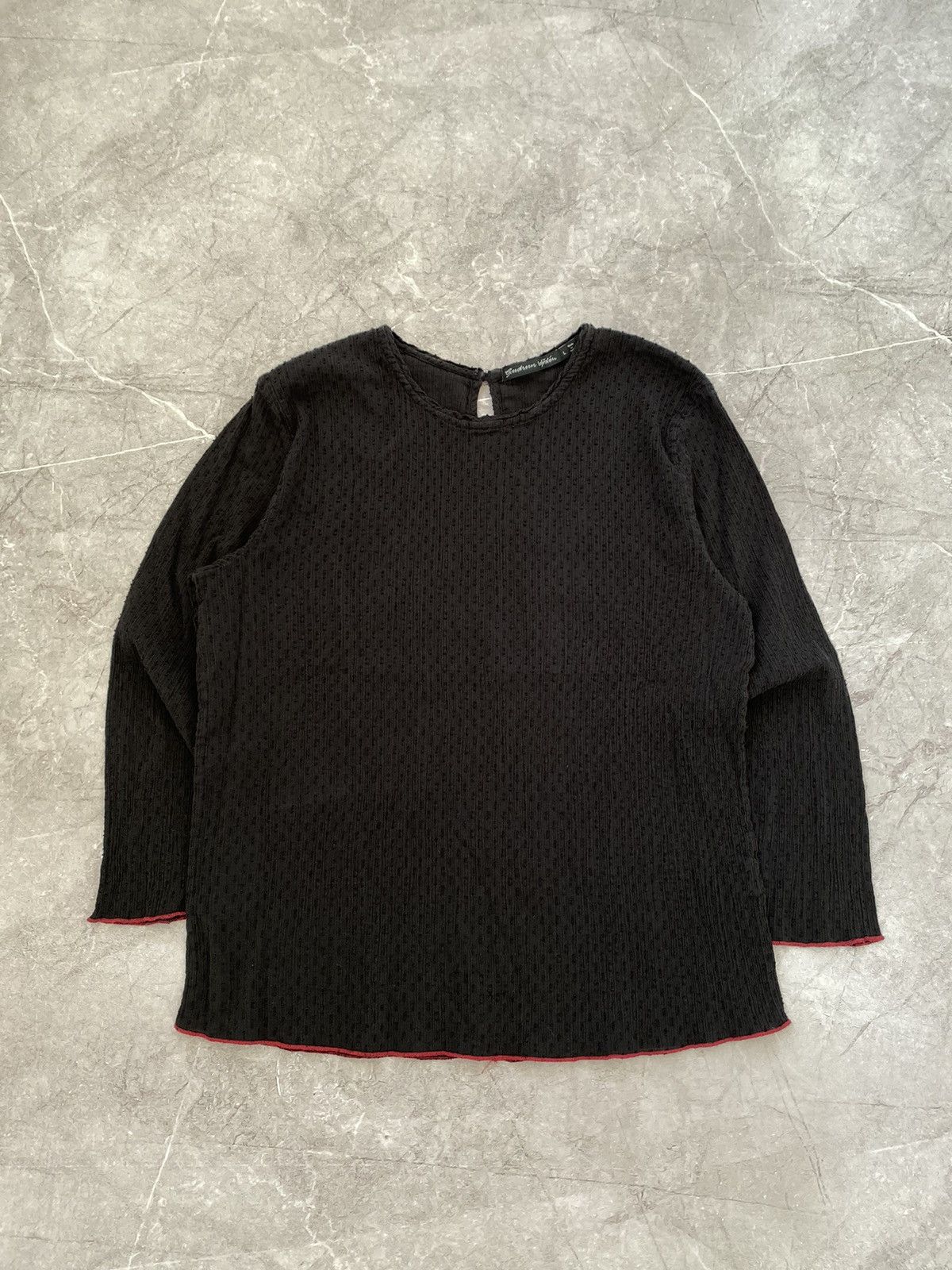 Gudrun Sjoden Gudrun Sjoden Blouse Long Sleeve Embroidered Cotton Tunic Size L / US 10 / IT 46 - 2 Thumbnail