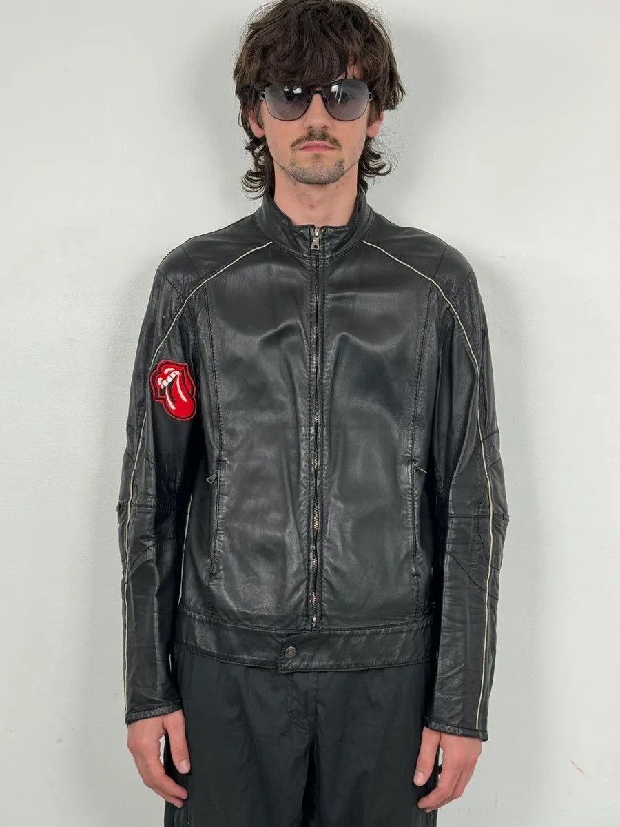 Prada 2000s Prada Black Leather Lips Biker Jacket Size US S / EU 44-46 / 1 - 2 Thumbnail