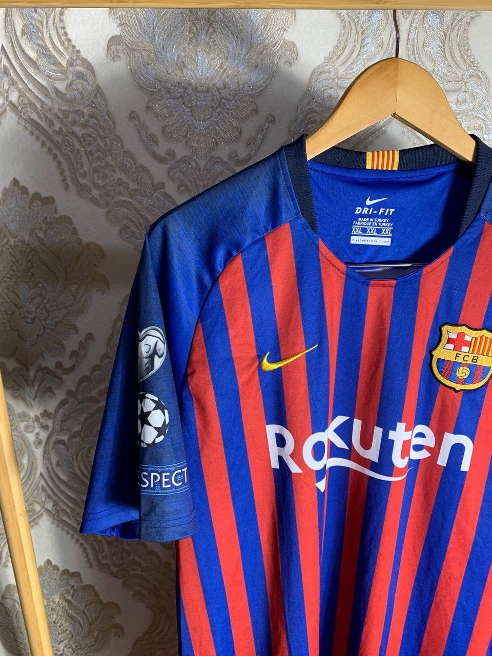 Vintage VERY RARE NIKE FC BARCELONA SPAIN SOCCER JERSEY BLOKECORE Size US XXL / EU 58 / 5 - 3 Thumbnail