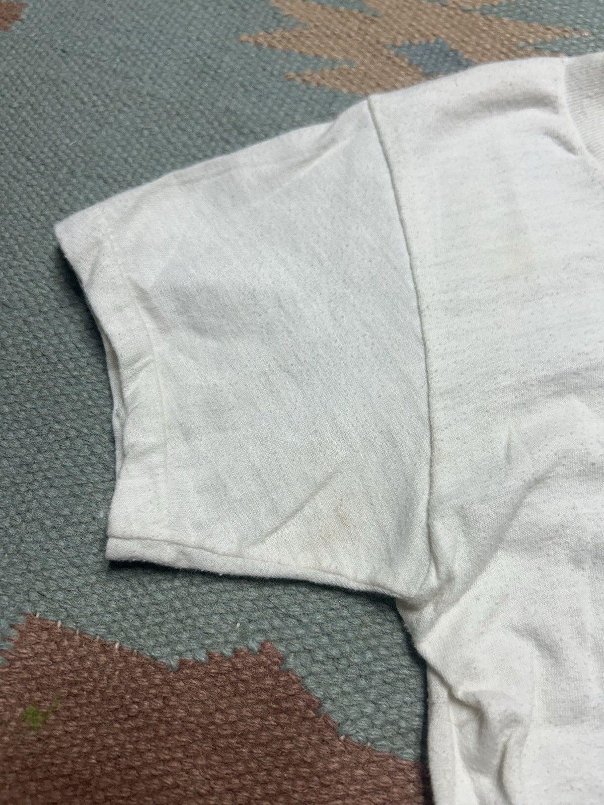 Vintage Vtg 60s blank white t shirt fruit of loom kids 10 baby tee Size XXS / US 00 / IT 34 - 5 Thumbnail