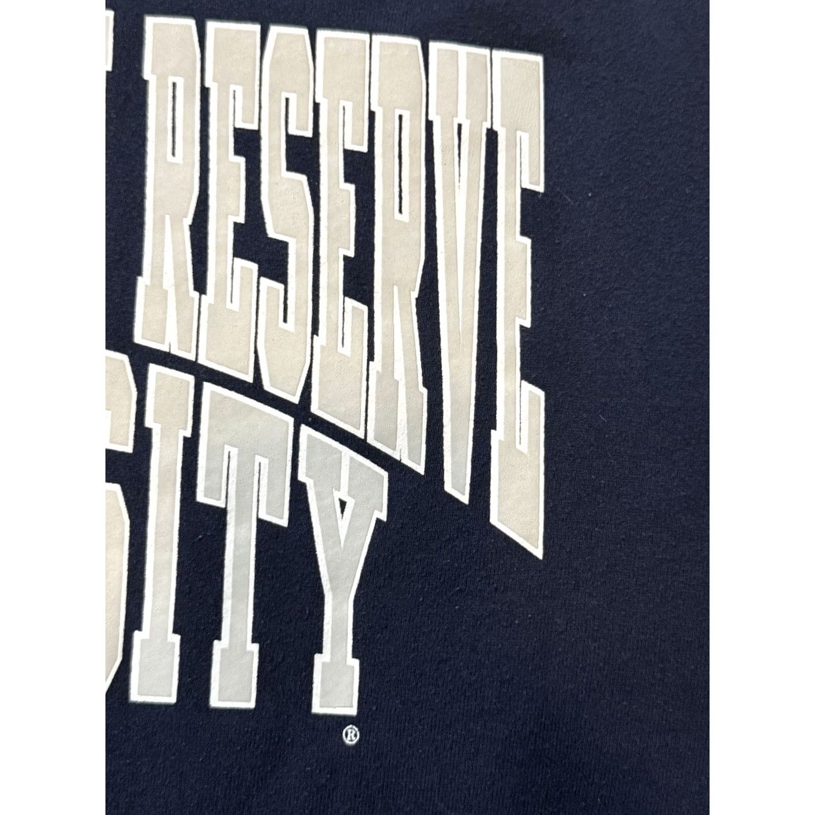 Russell Athletic VINTAGE Russell Athletic Case Western Reserve University Hoodie L Adults Blue 90s USA Sweatshirt Pullover Graphic Print Size US L / EU 52-54 / 3 - 4 Thumbnail