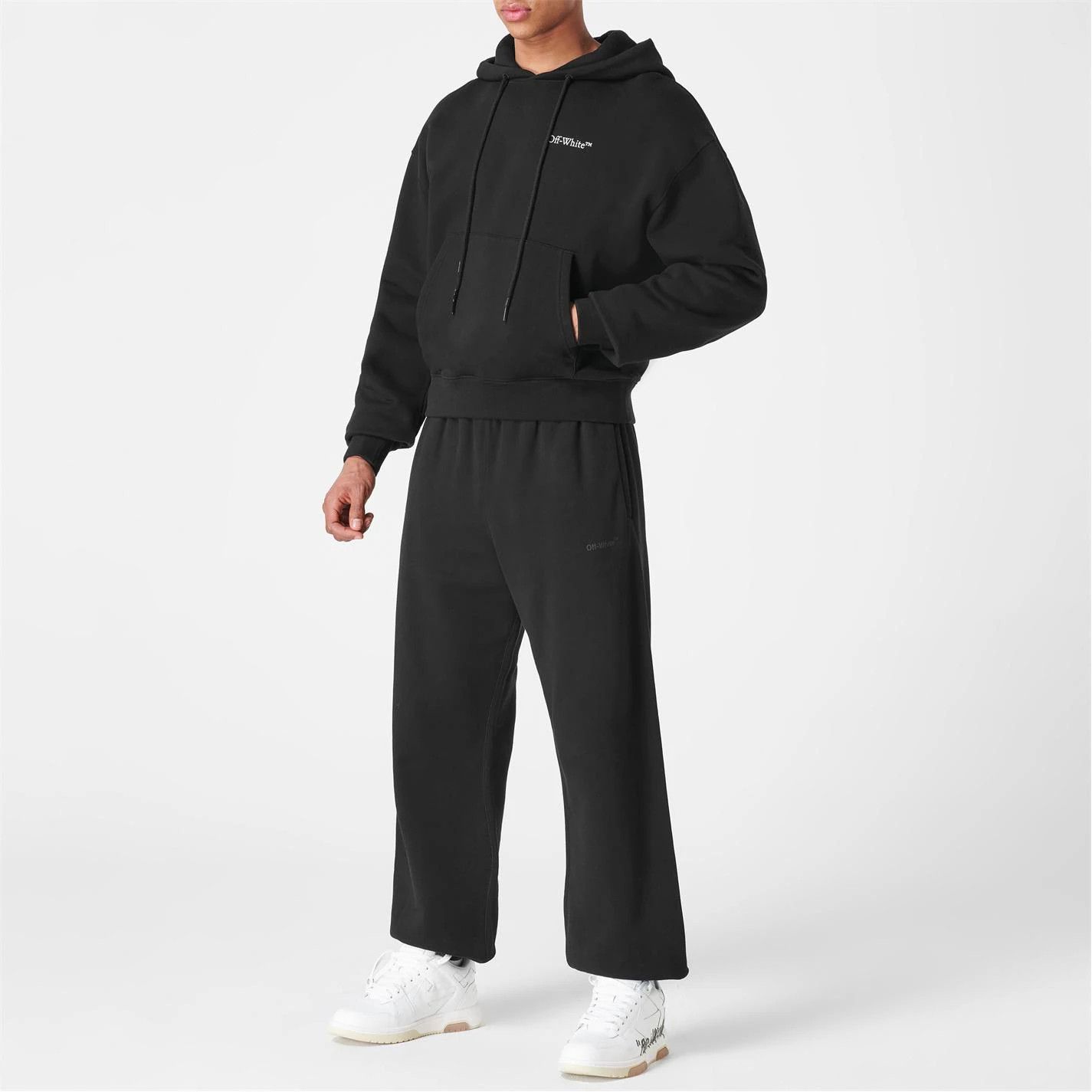 Off-White o1g2r1mq0226 Caravaggio Painting Print Hoodie In Black Size US XXS / EU 40 - 3 Thumbnail