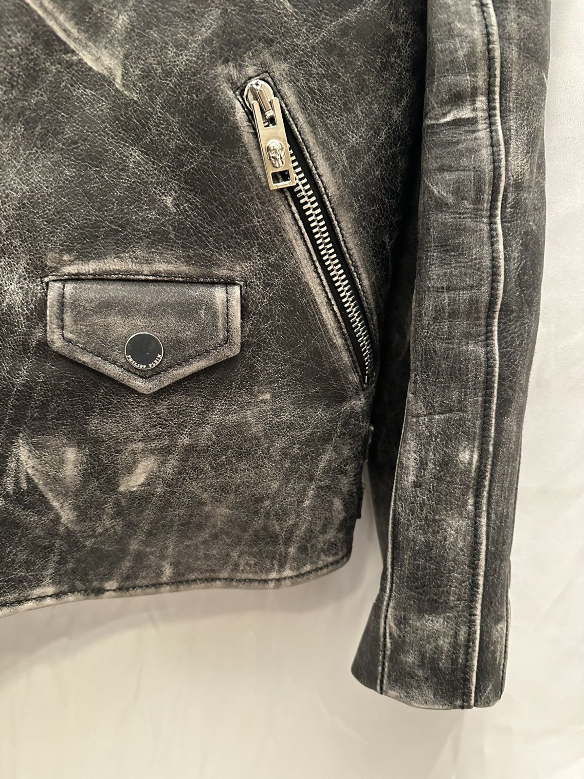 Philipp Plein Phillipp Plein Leather Jacket Size US L / EU 52-54 / 3 - 9 Thumbnail