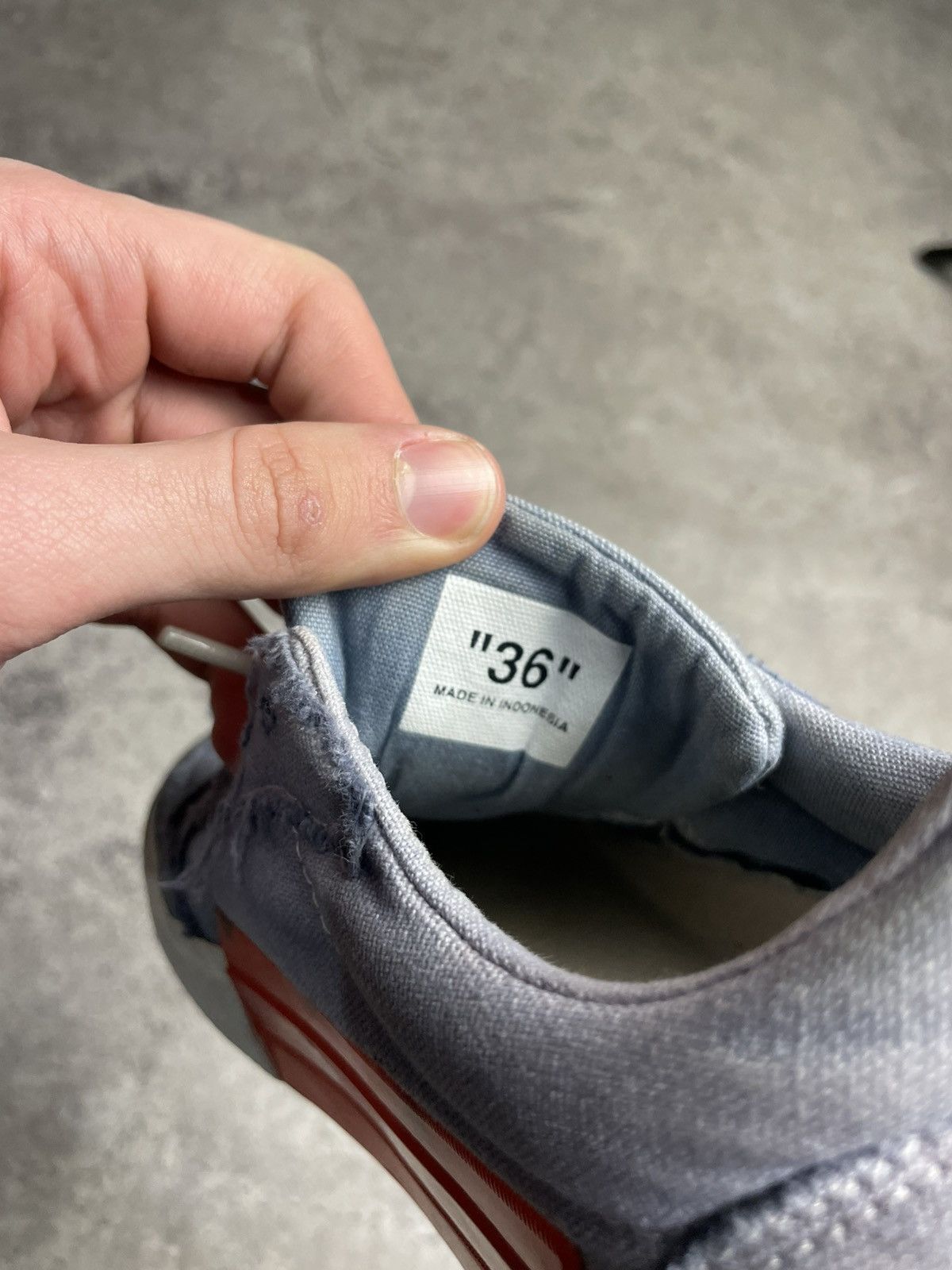 Off-White Off-White Vulcanized Low Sneakers Cotton size EU36 Size US 6 / IT 36 - 11 Thumbnail