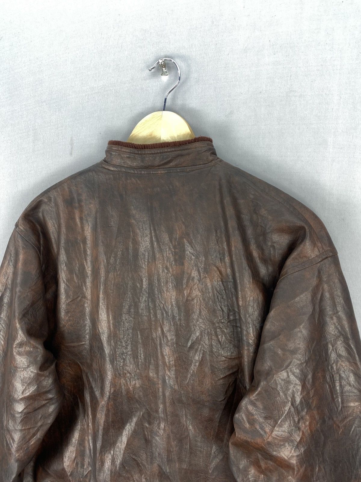 Japanese Brand Vintage 90’s Y.Jac Leather Jacket Size US L / EU 52-54 / 3 - 5 Thumbnail