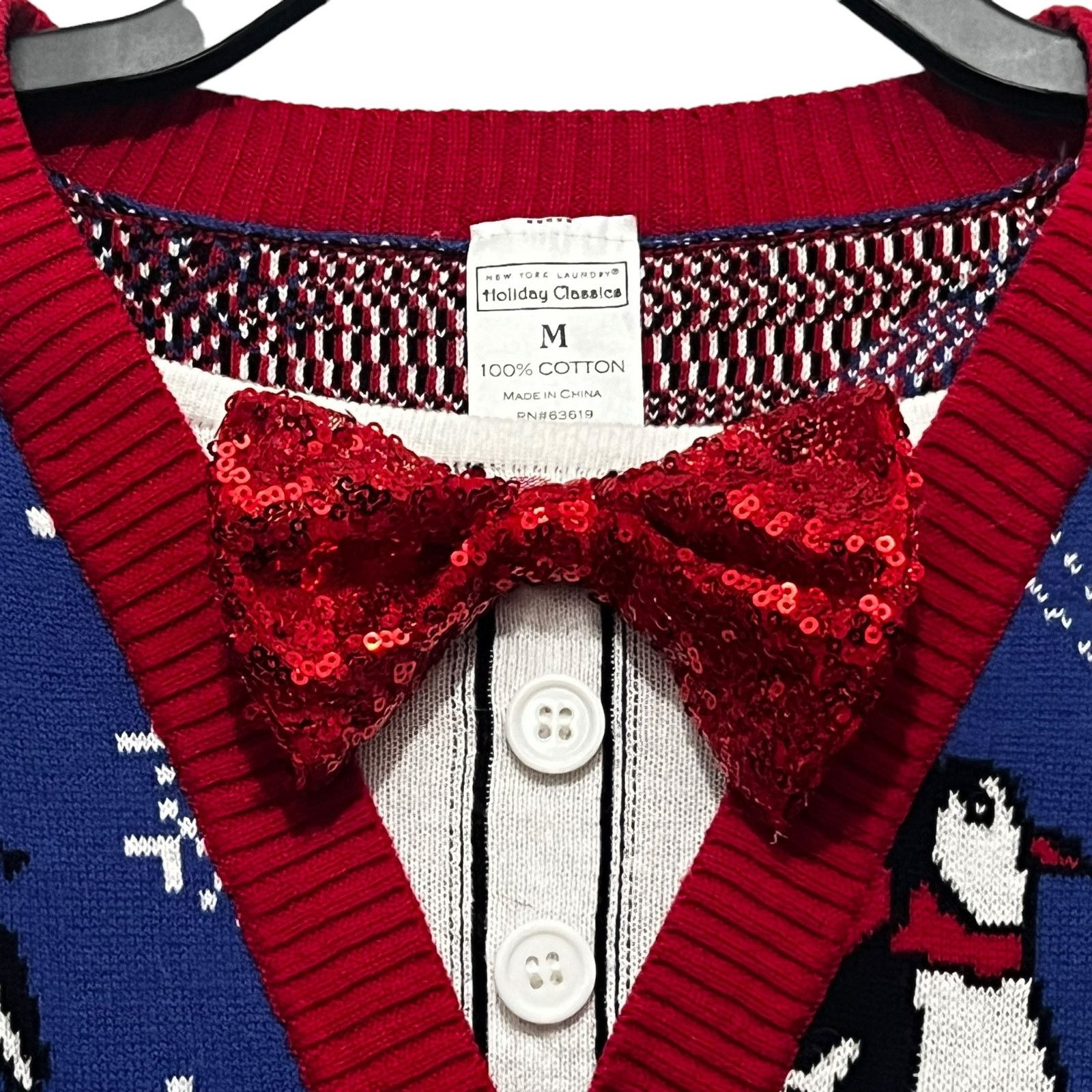 Other NY Laundry Holiday Classics Penguin Ugly Christmas Sweater Size US M / EU 48-50 / 2 - 4 Thumbnail