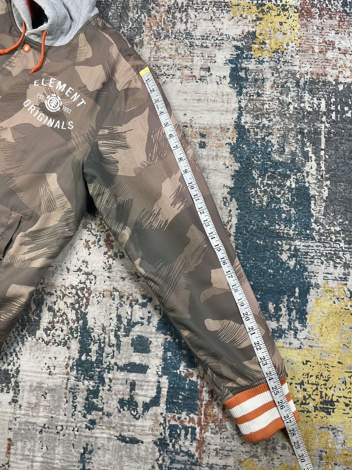 Element Element Originals Army Camouflage Hooded Bombers Size US L / EU 52-54 / 3 - 7 Thumbnail