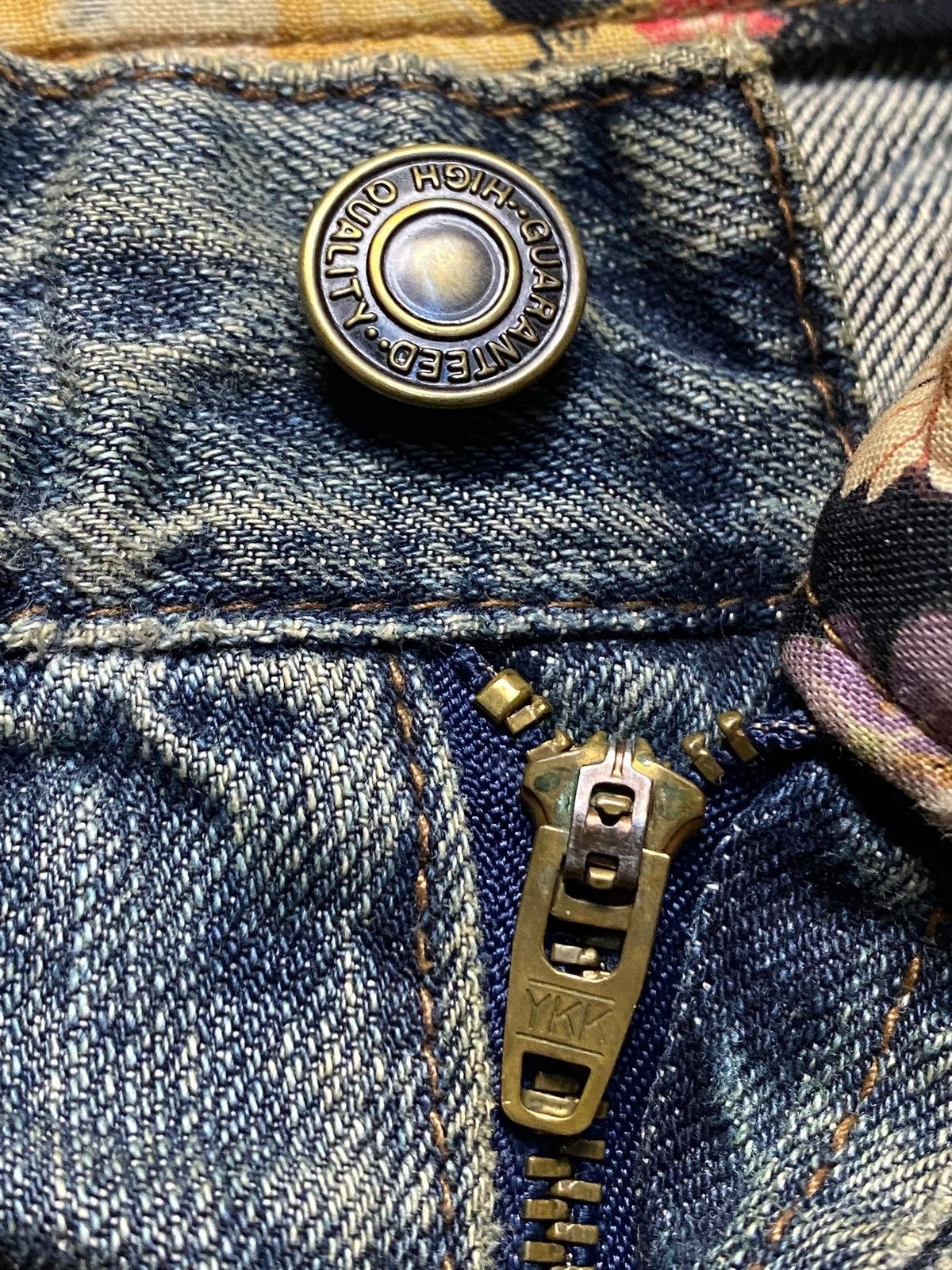 Japanese Brand Vintage Japanese Brand Embroidery Distressed Baggy Jeans Size US 32 / EU 48 - 10 Thumbnail
