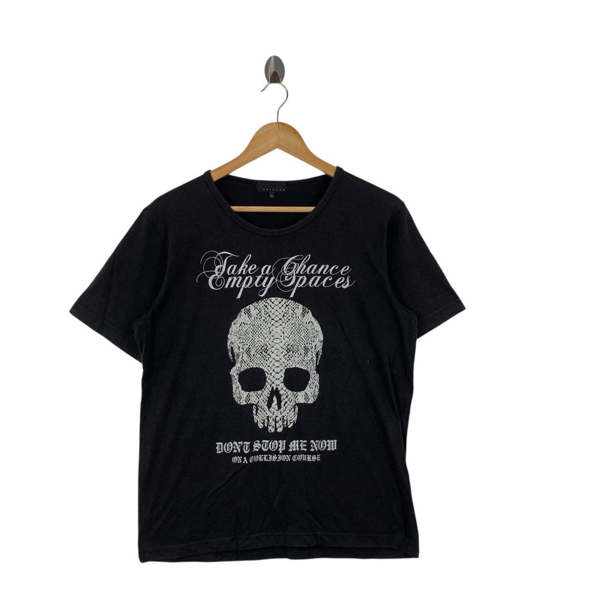 Spinash SPINASH JAPAN SKULL Bones Gothic Punk Tee Shirt Top Dont Size L / US 10 / IT 46 - 3 Thumbnail