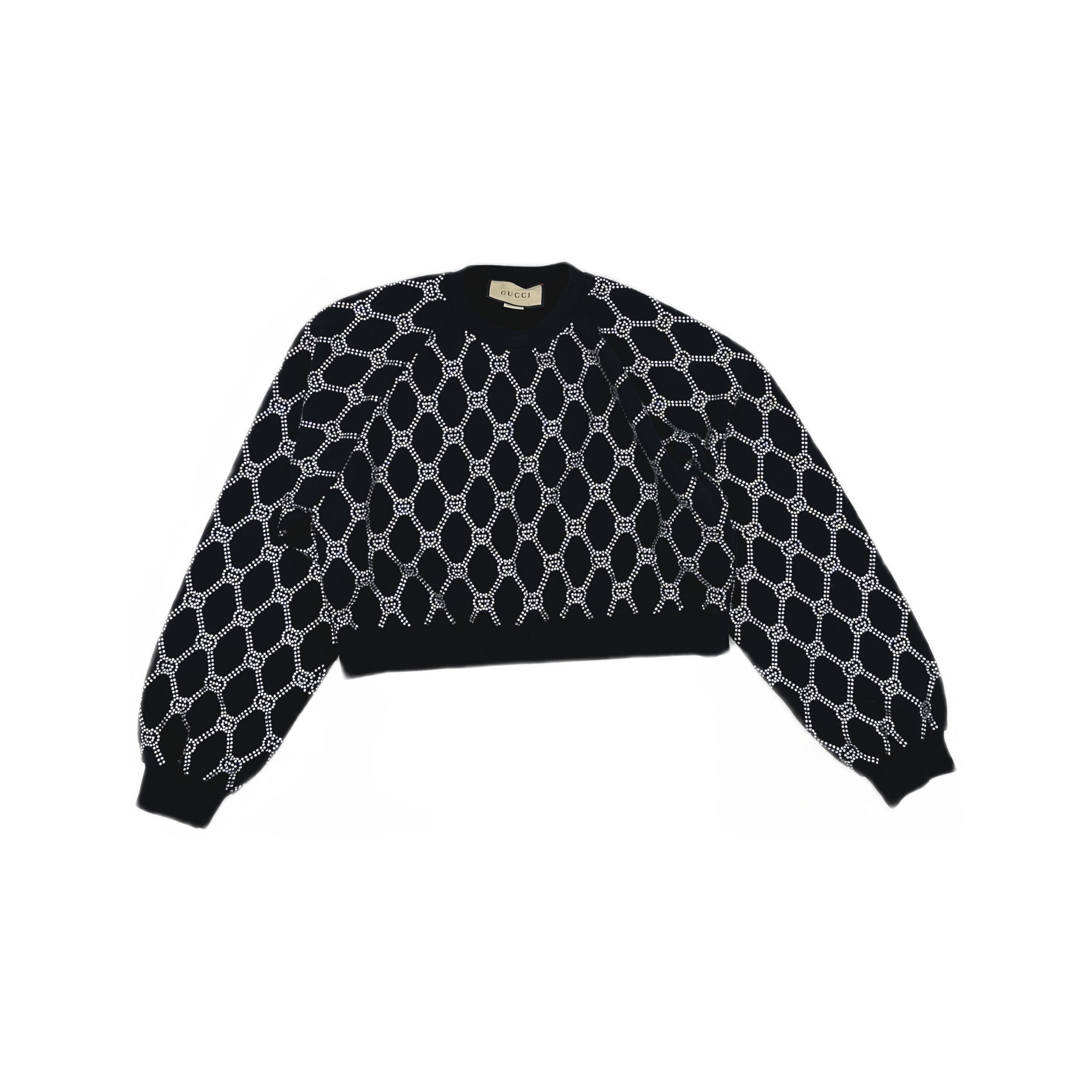 Gucci Gucci Crystal Interlocking G Logo Sweatshirt M Size M / US 6-8 / IT 42-44 - 1 Thumbnail
