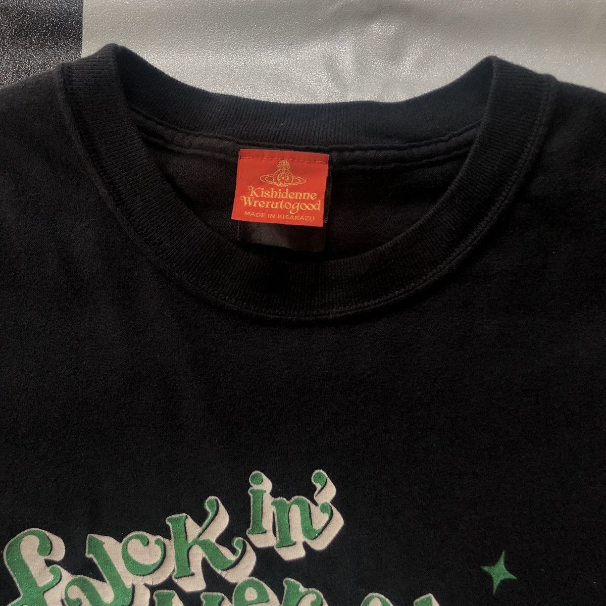 Hanes × Japanese Brand × Vintage Kishidenne Wrerutogood Fuckin Merry Xmas Tee Shirt Size US L / EU 52-54 / 3 - 5 Thumbnail