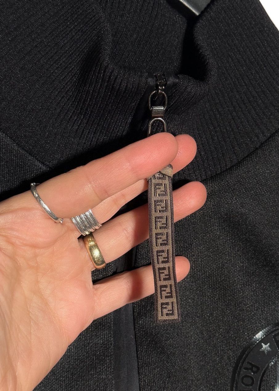 Fendi Fendi Black Forever Fendi Zucca Sleeves Track Jacket Size M / US 6-8 / IT 42-44 - 7 Thumbnail