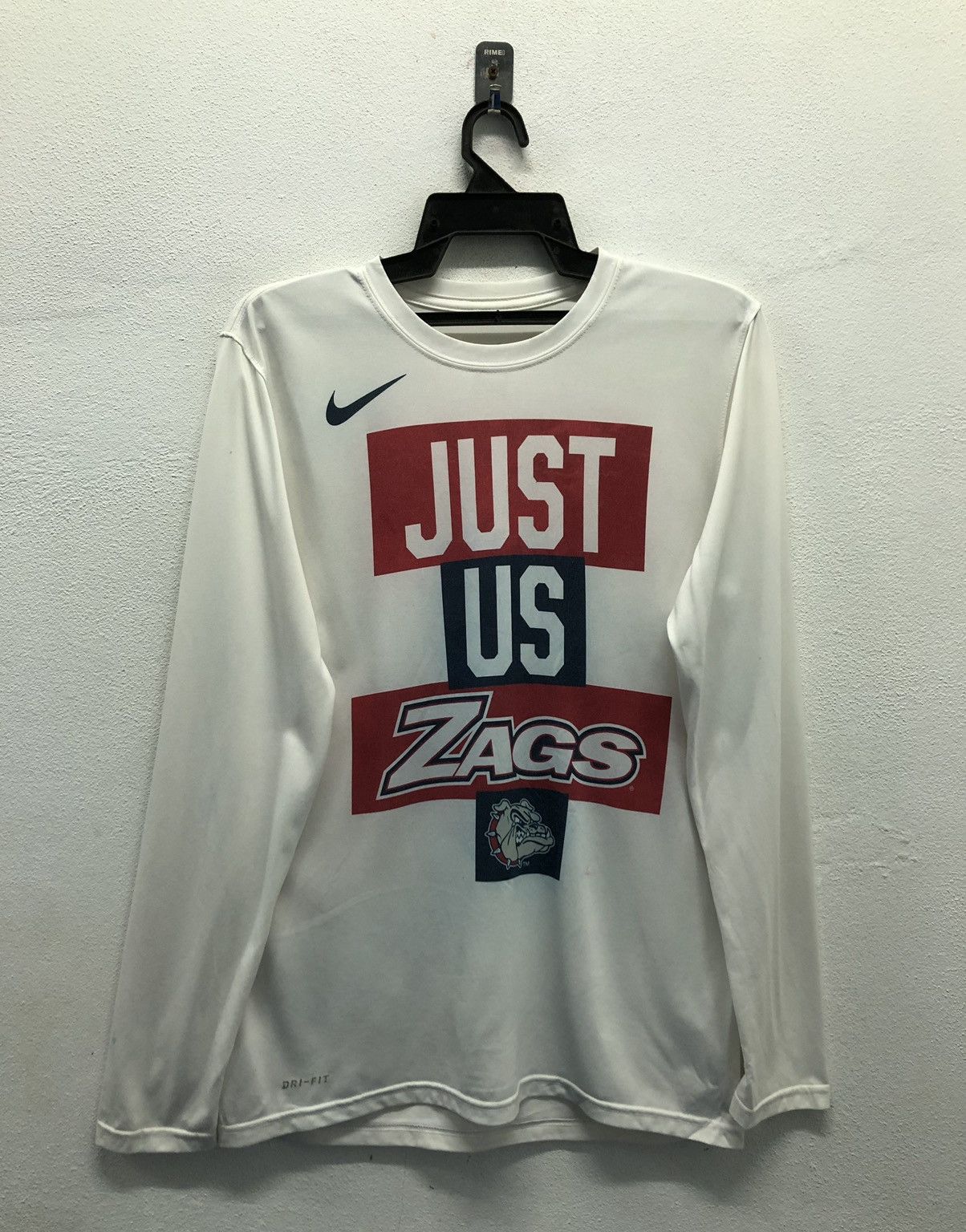 Nike Vintage The Nike Tee Just Us Zags Long Sleeve Shirt Size US M / EU 48-50 / 2 - 1 Thumbnail