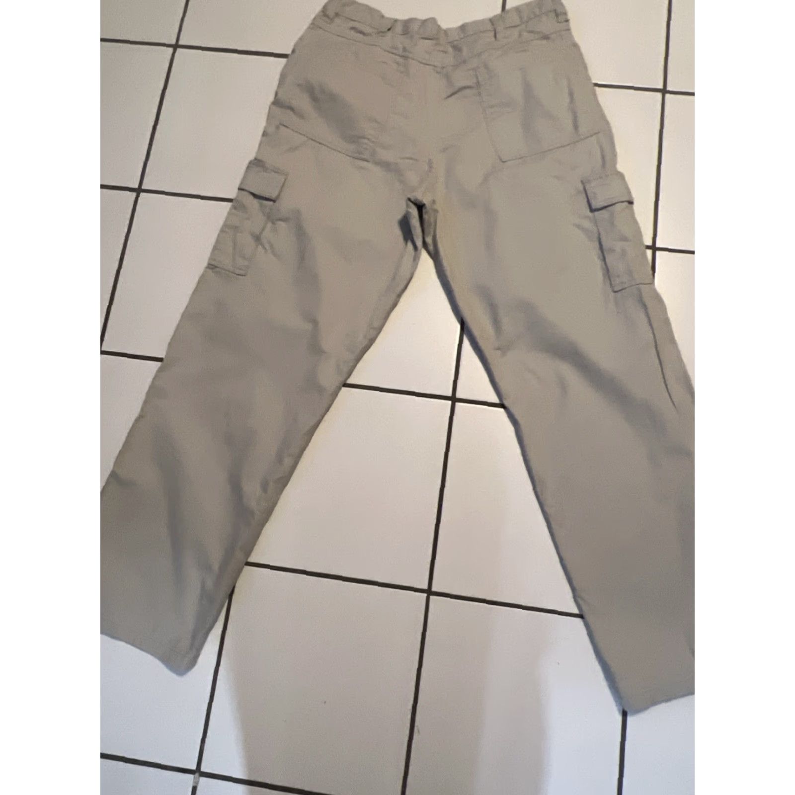 Wrangler WRANGLER Beige Cargo Pants Men's 38x34 100% Cotton Twill Casual Workwear Size US 38 / EU 54 - 2 Thumbnail