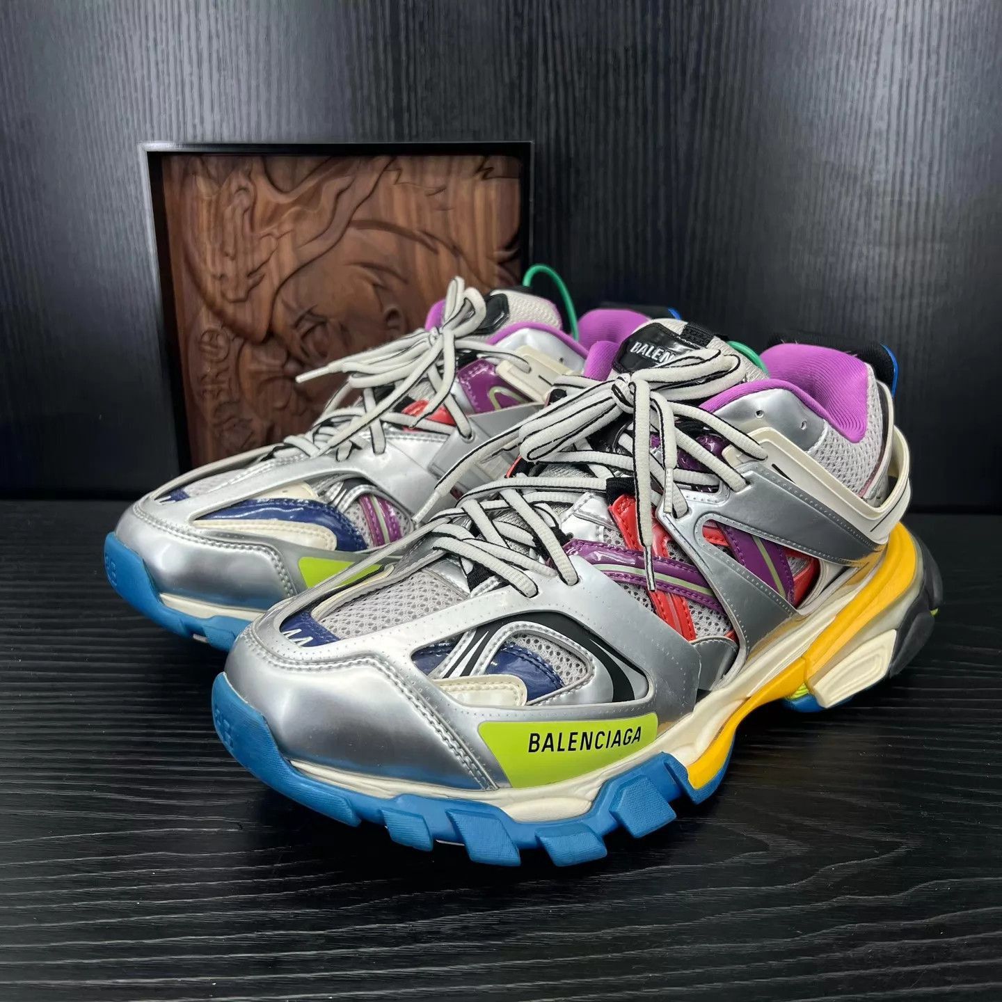 Balenciaga Multi-Color High-Top Sneakers Size 11 Size US 11 / EU 44 - 1 Thumbnail