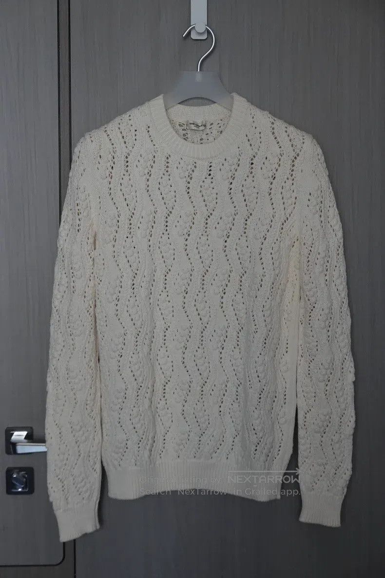 Saint Laurent Paris Saint Laurent Paris Women's Cutout Knit Sweater Size XS / US 0-2 / IT 36-38 - 4 Thumbnail