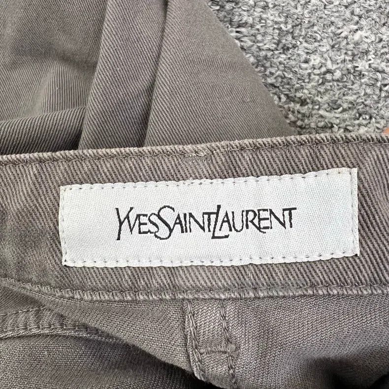 Saint Laurent Paris Saint Laurent Paris Solid Color Flare Denim Pants Size 37" - 5 Thumbnail
