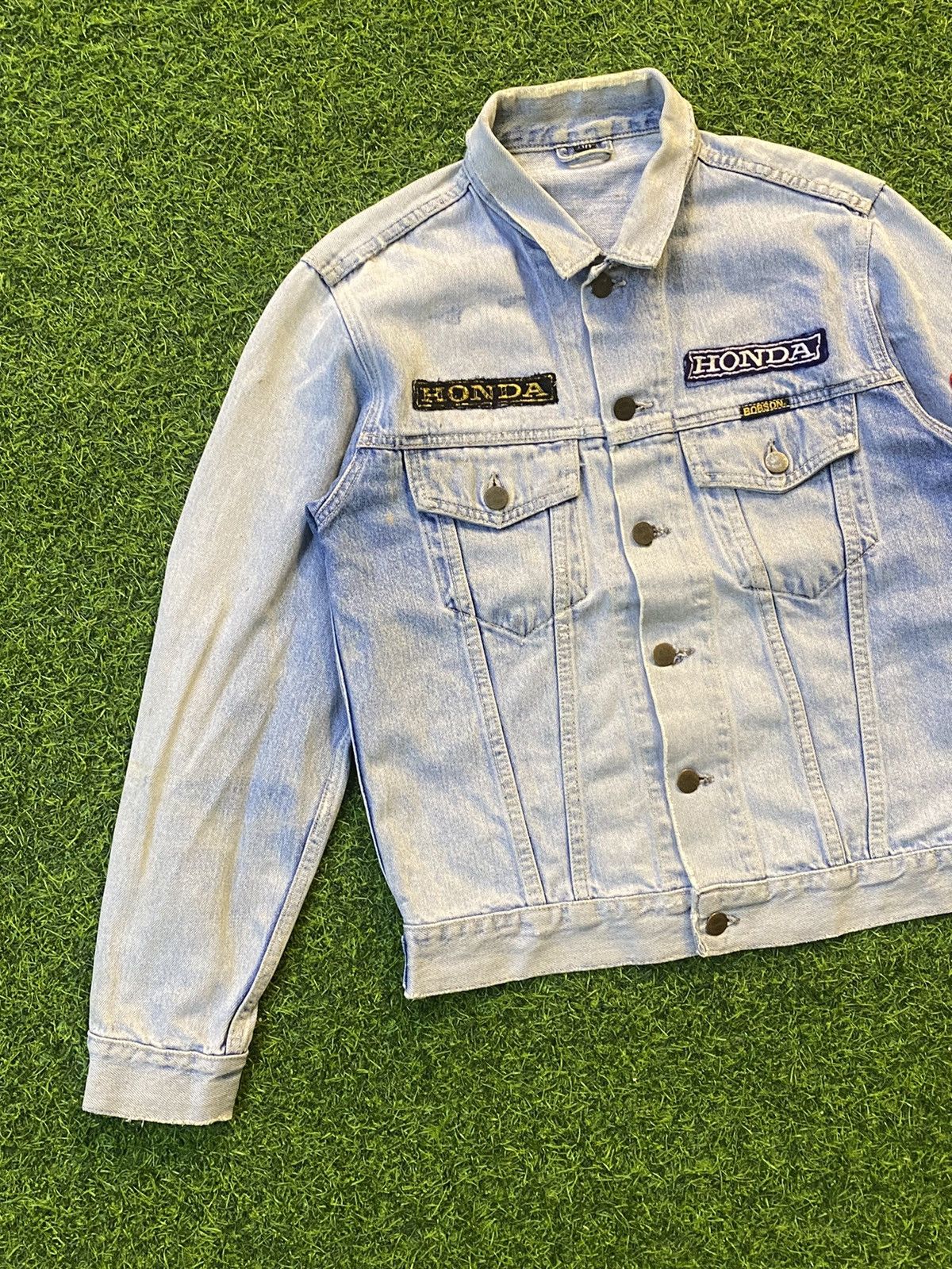 Honda × Vintage VINTAGE DISTRESSED BOBSON HONDA ADVAN JACKET CUSTOM PATCHES Size US S / EU 44-46 / 1 - 3 Thumbnail