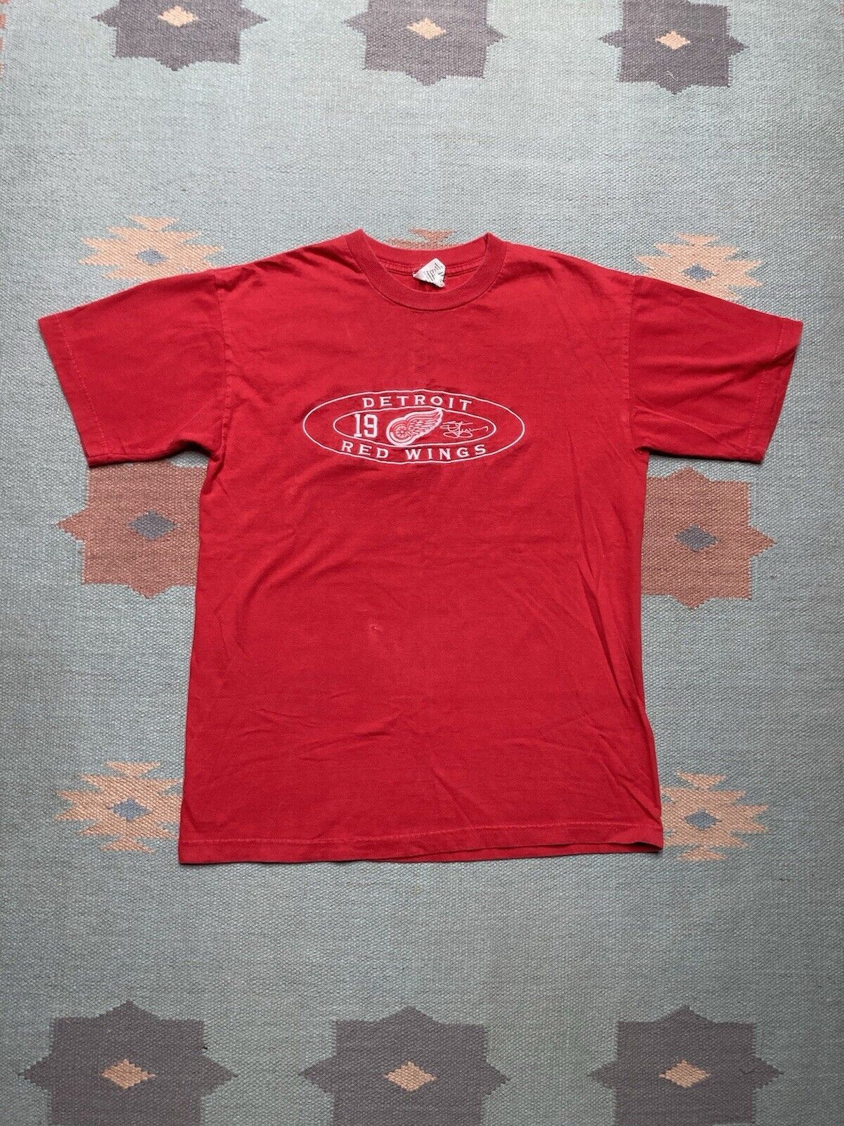 Vintage VTG t shirt Detroit red wings embroidered logo hockey NHL M Size US M / EU 48-50 / 2 - 1 Thumbnail