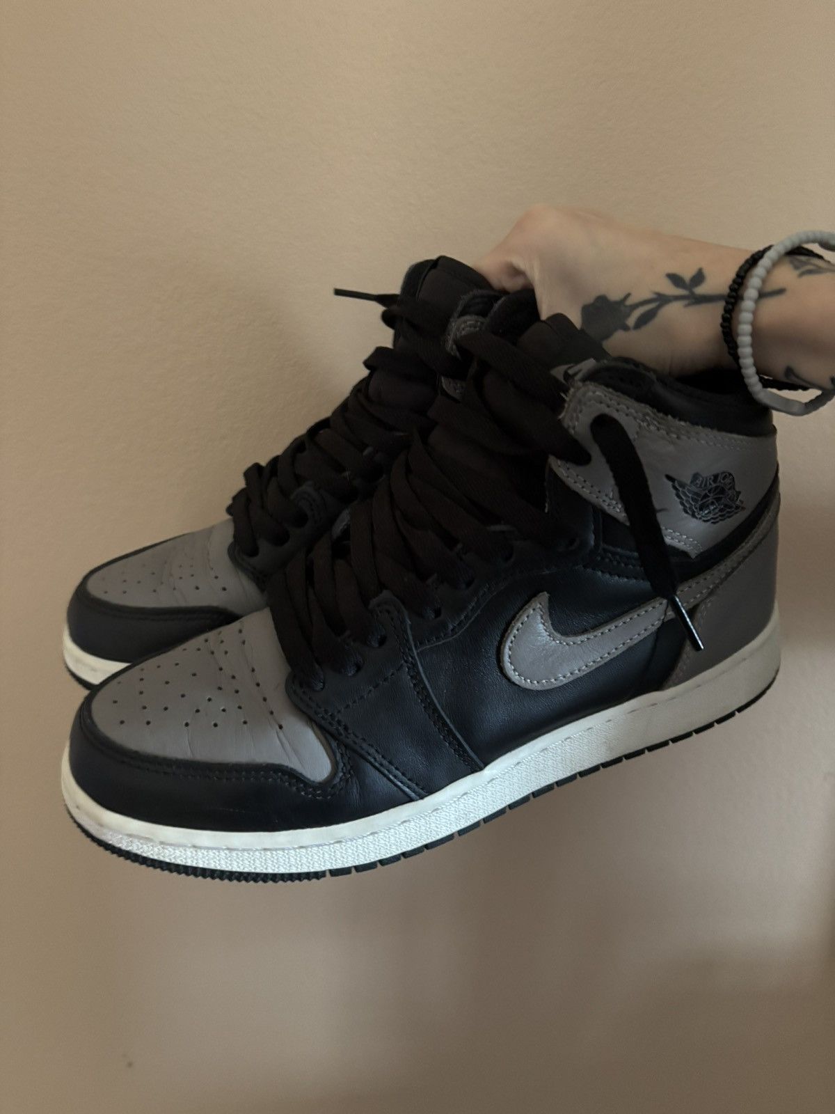 Jordan Brand Air Jordan 1 Retro High OG GS ‘Shadow' 2018 Size US 6.5 / EU 39-40 - 6 Thumbnail