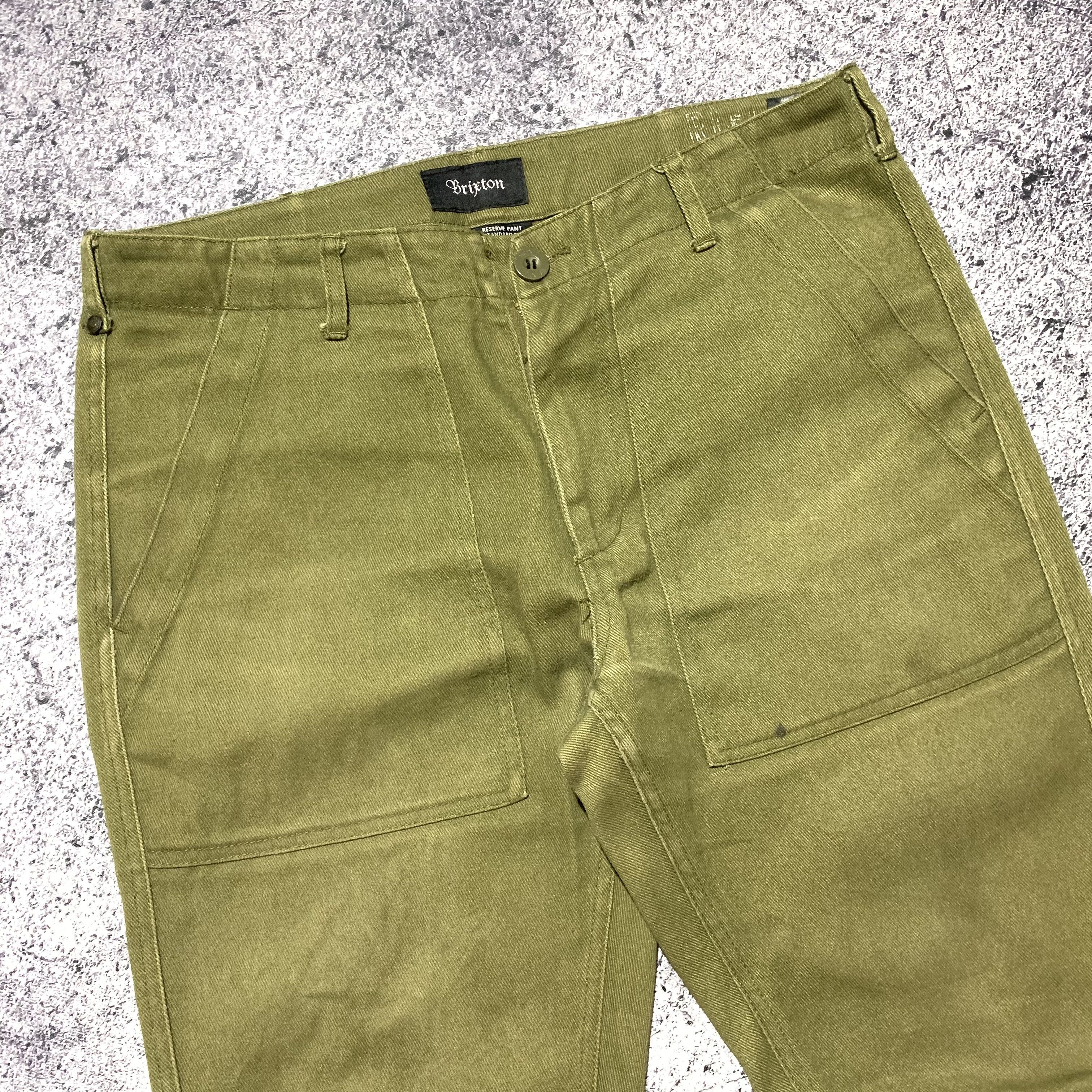 Japanese Brand 2000s Brixton Military Fatigue Work Pants Size US 33 - 3 Thumbnail