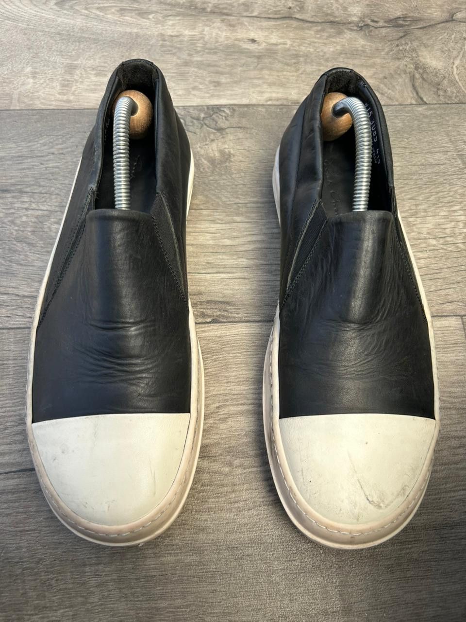 Rick Owens Dark Shadow Ramones Slip On Boat Shoes Sz 41.5