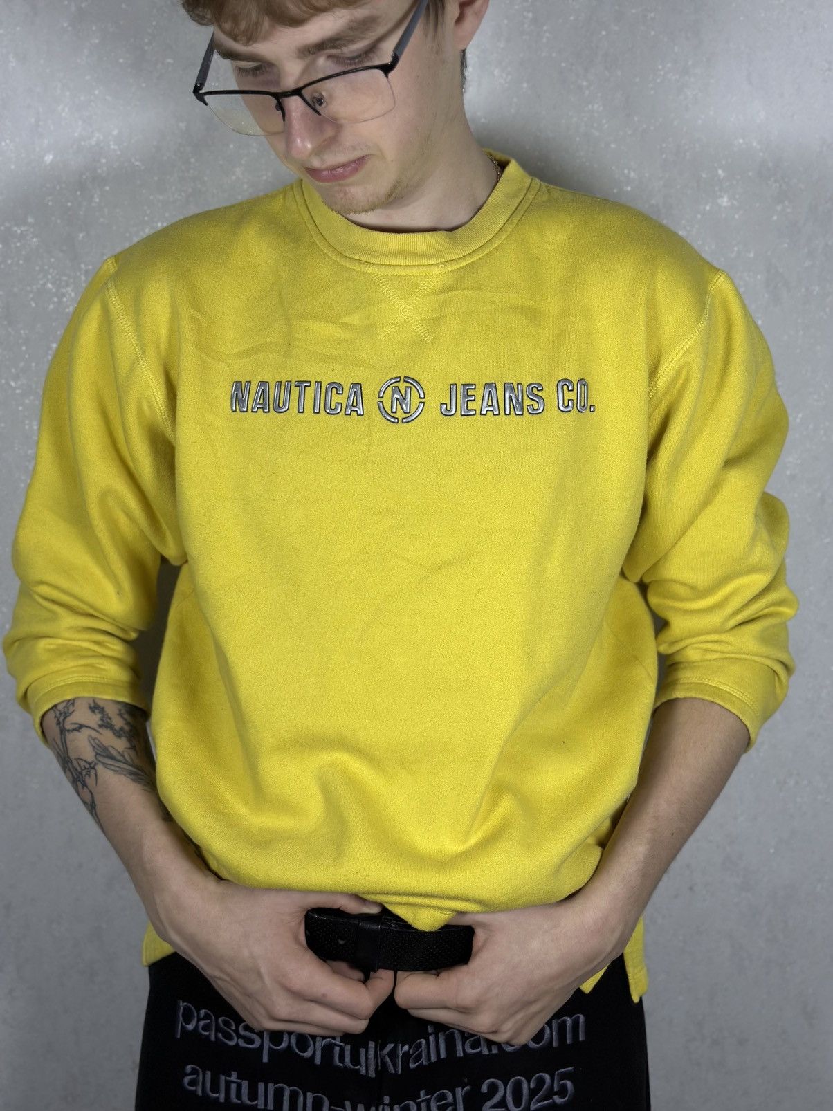 Nautica VTG Nautica Jeans Sweatshirts Big Logo Y2K 00s USA Size M Size US M / EU 48-50 / 2 - 2 Thumbnail