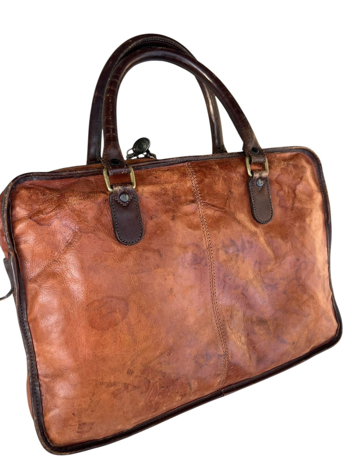 Leather Tusting Made in England Patina Stains Leather Bag Size ONE SIZE - 10 Thumbnail