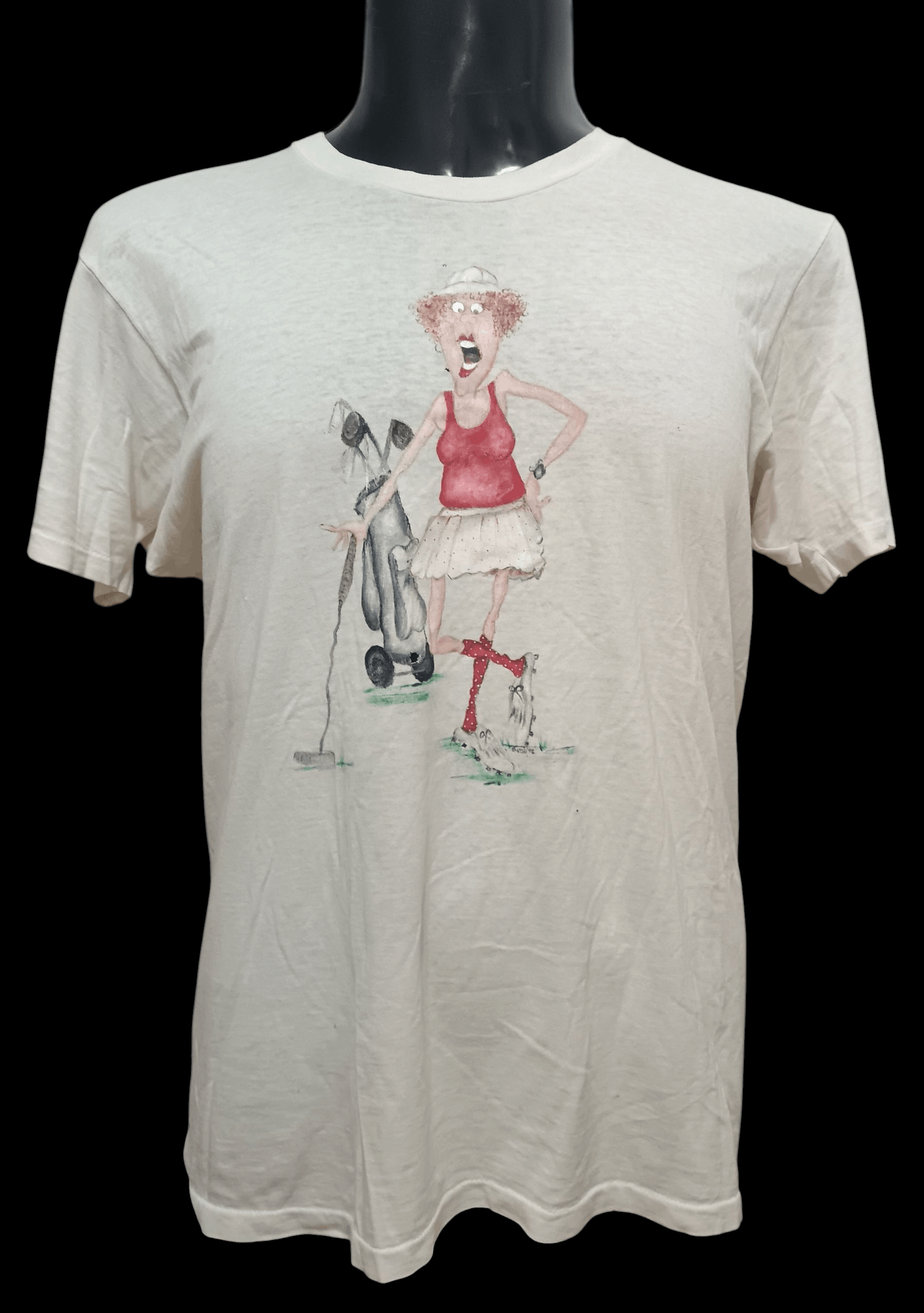 Vintage VINTAGE 80s GOLF PARODY SHIRT Size US L / EU 52-54 / 3 - 1 Thumbnail