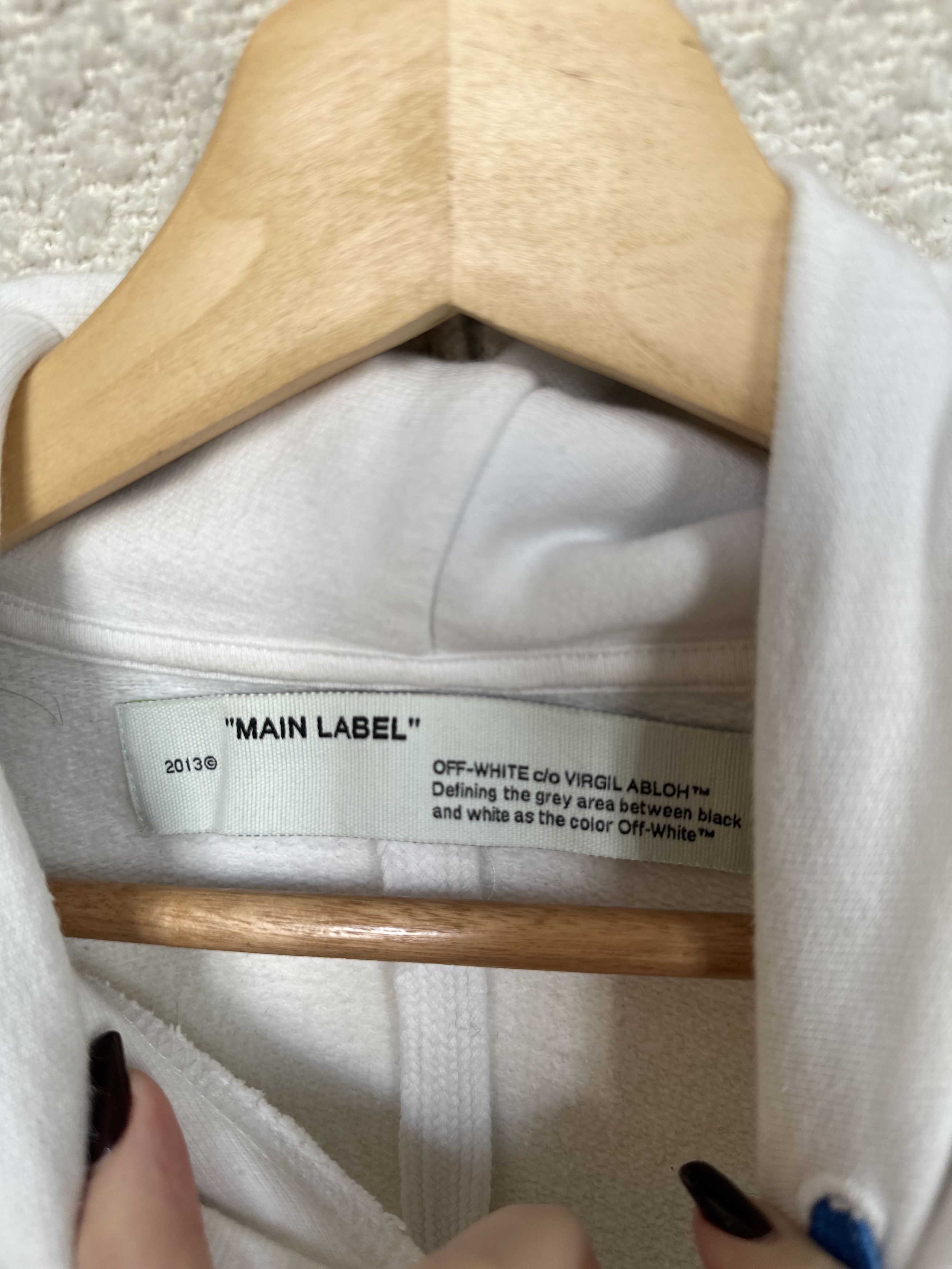 Off-White OFF-WHITE Acrylic Arrows Hoodie Size US L / EU 52-54 / 3 - 5 Thumbnail