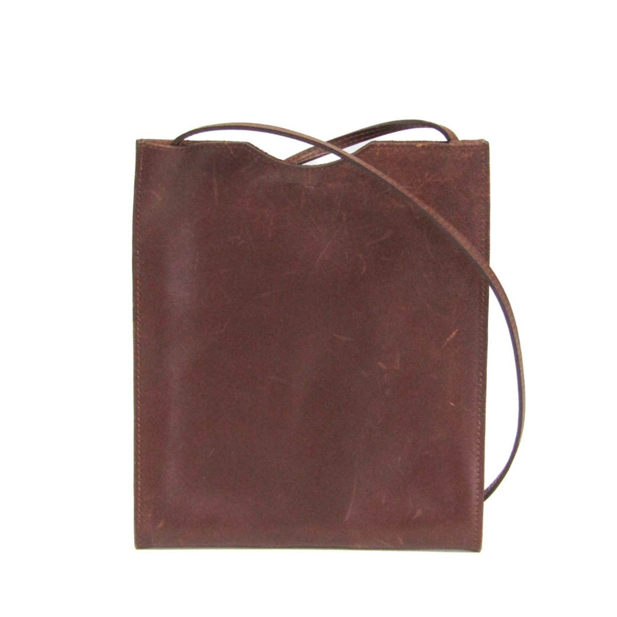 Hermes Hermes Onimaitou Men,Women Box Calf Leather Shoulder Bag Brown Size ONE SIZE - 1 Thumbnail