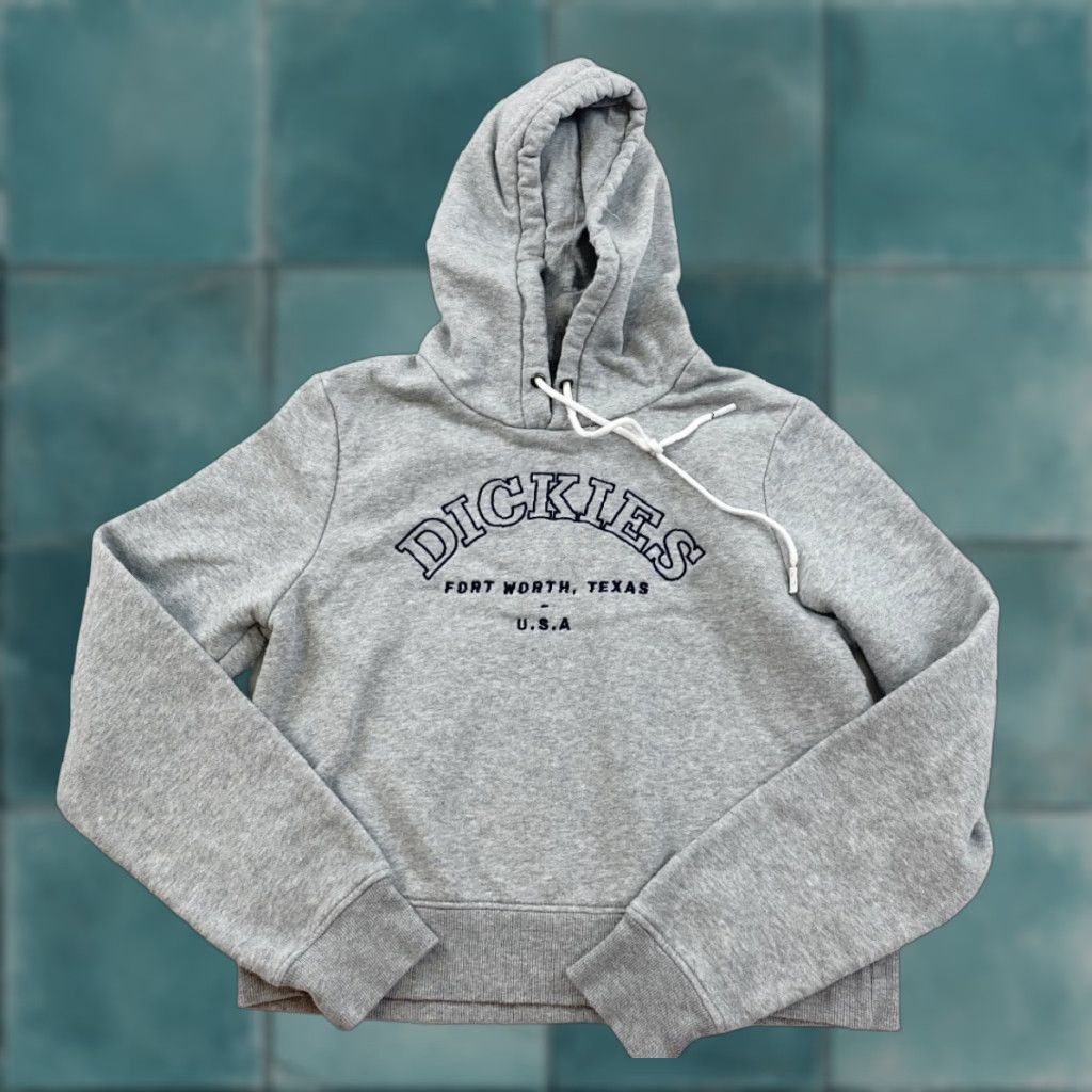 Dickies Dickies Hoodie Sweatshirt Dickies Brand Women's M Gray Pullover Hooded Logo Regular Outdoors Activewear Sweatshirt Sweater Sweatshirt Gray Women M Size M / US 6-8 / IT 42-44 - 1 Thumbnail