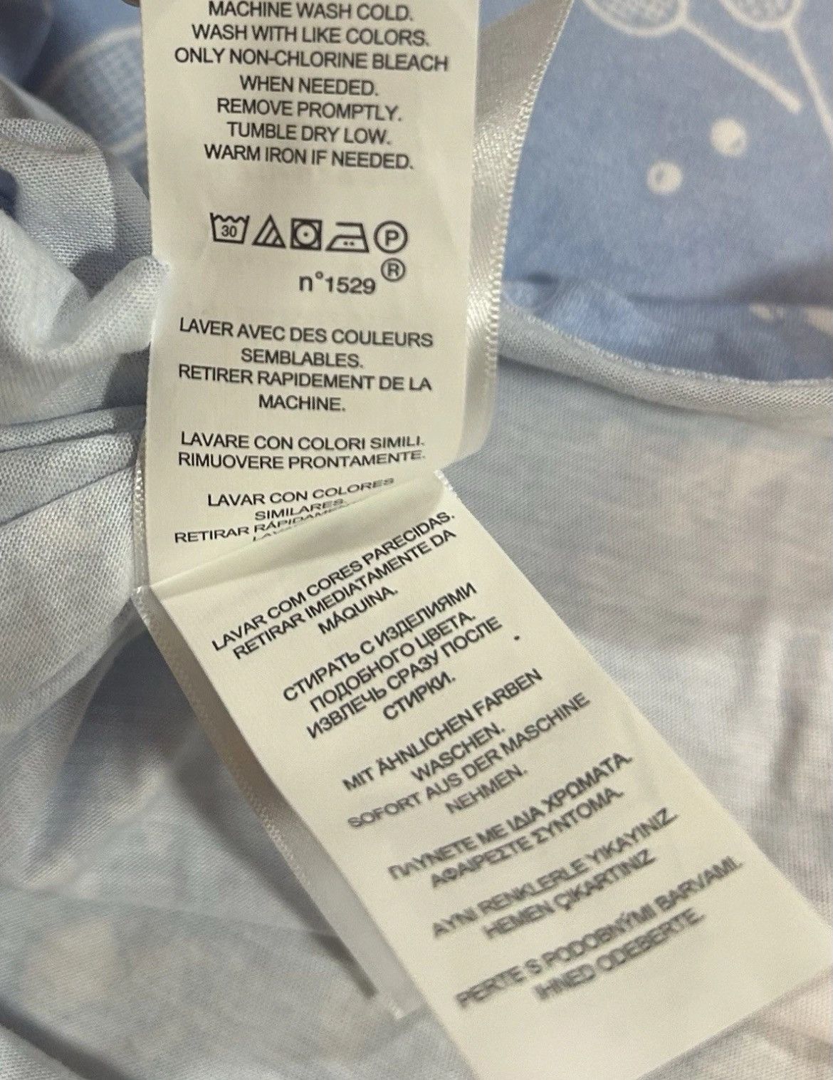 Polo Ralph Lauren Polo Golf Ralph Lauren Light Blue Ping Pong Golf Print Polo Size US XXL / EU 58 / 5 - 6 Thumbnail