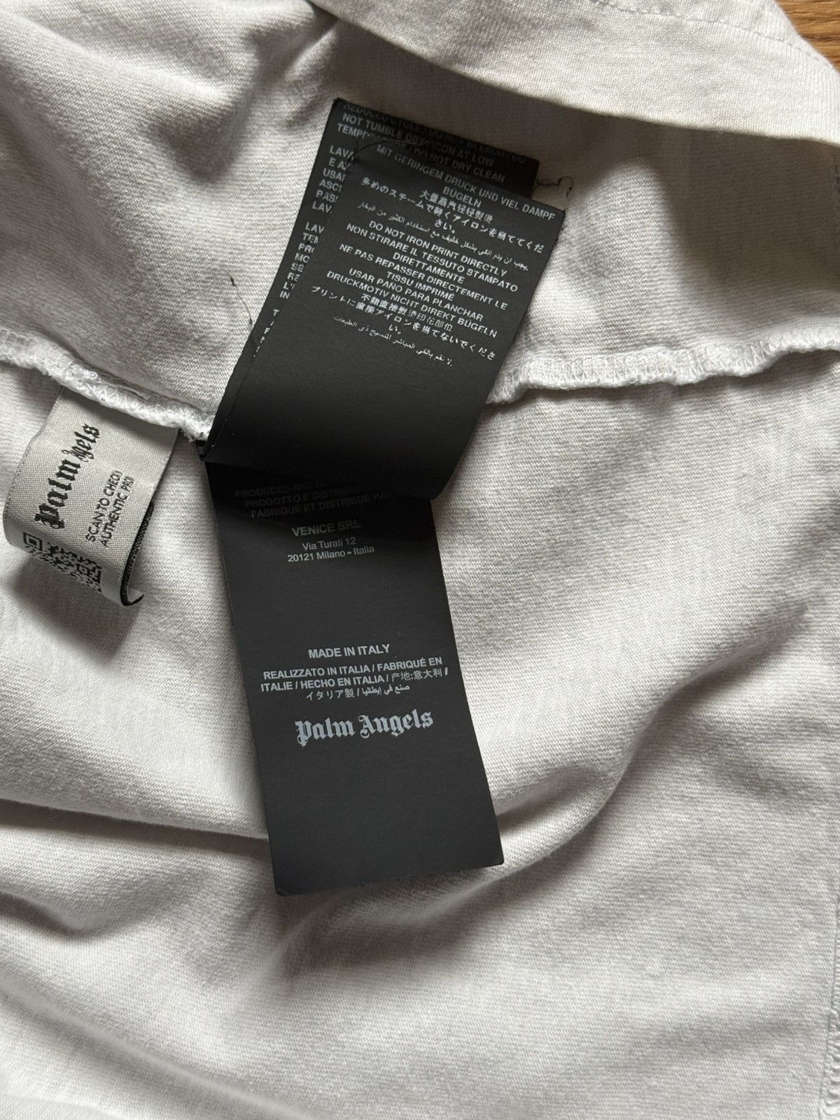 Palm Angels Palm Angels Heart Tee White Size US L / EU 52-54 / 3 - 11 Thumbnail