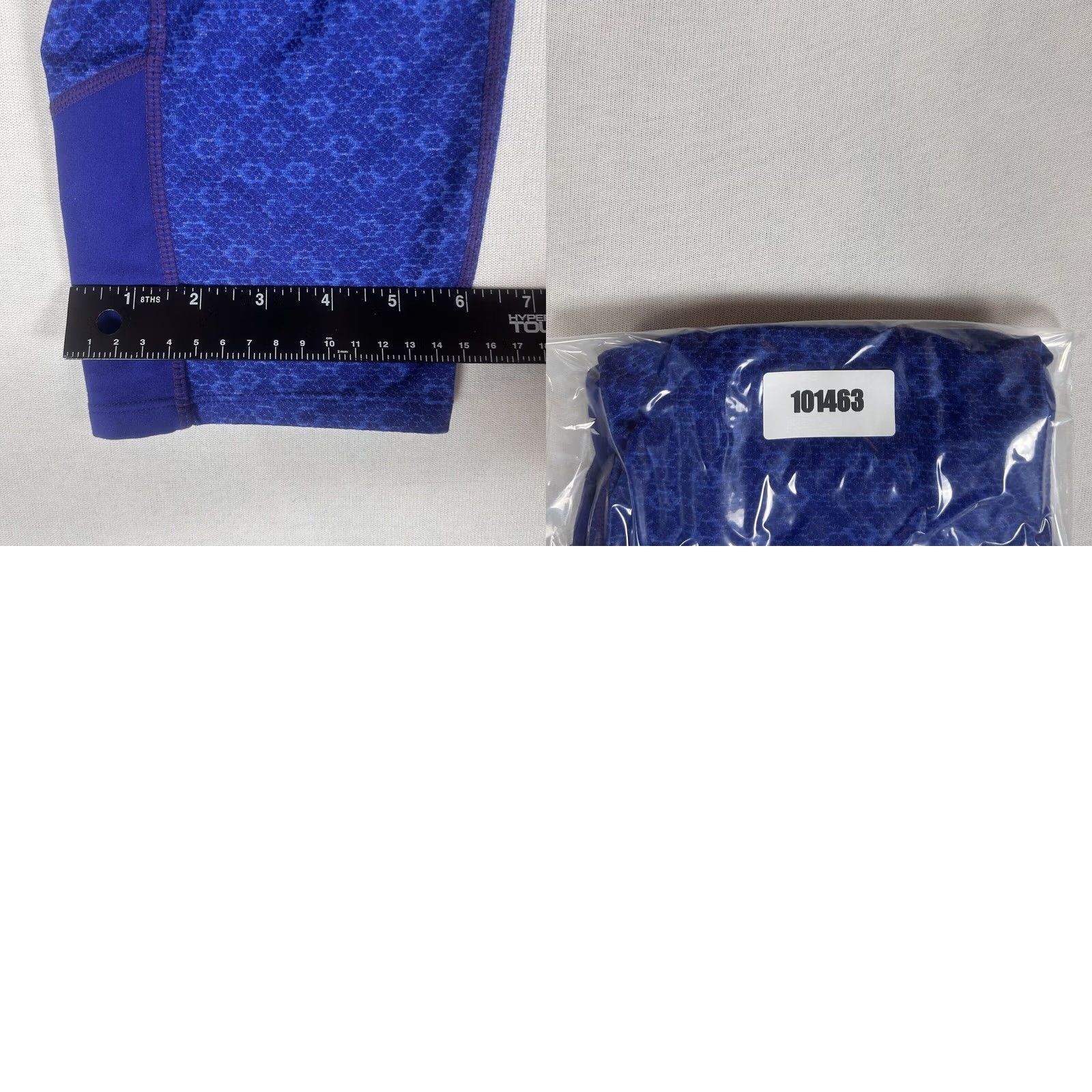 Athleta Athleta Capri Leggings M Purple Honeycomb Yoga Workout Stretch Capris Womens Size 32" / US 10 / IT 46 - 8 Thumbnail