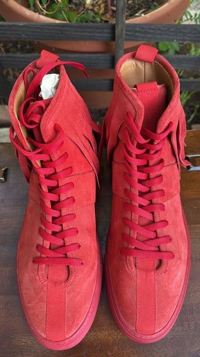 Daniel Patrick Daniel Patrick Men's Hightop Red Shoes Size 9 Pre-Owned! Size US 9 / EU 42 - 2 Thumbnail