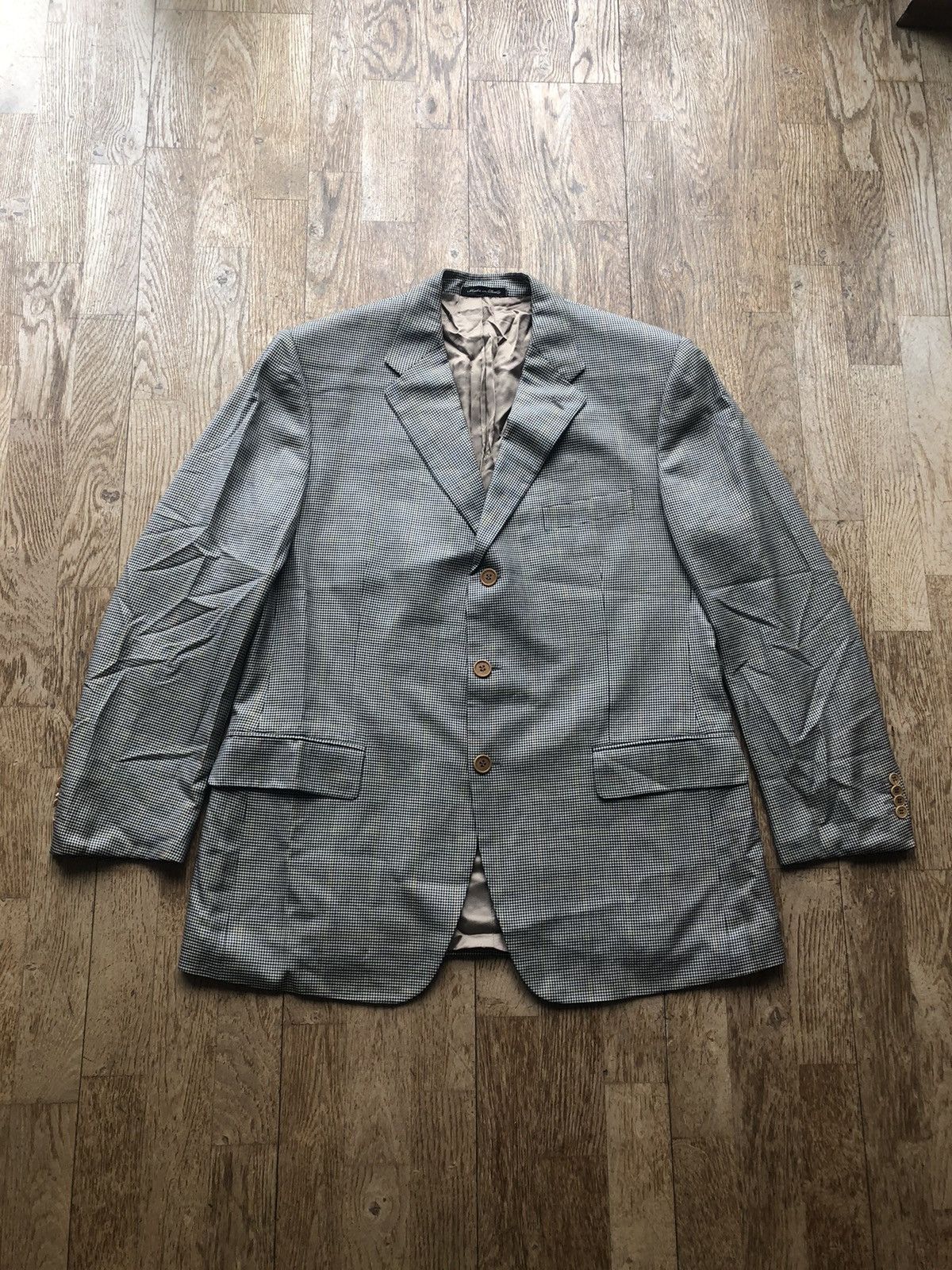 Burberry × Vintage VINTAGE BURBERRY LONDON MADE IN ITALY DESIGNER SUIT Size 44R - 1 Thumbnail