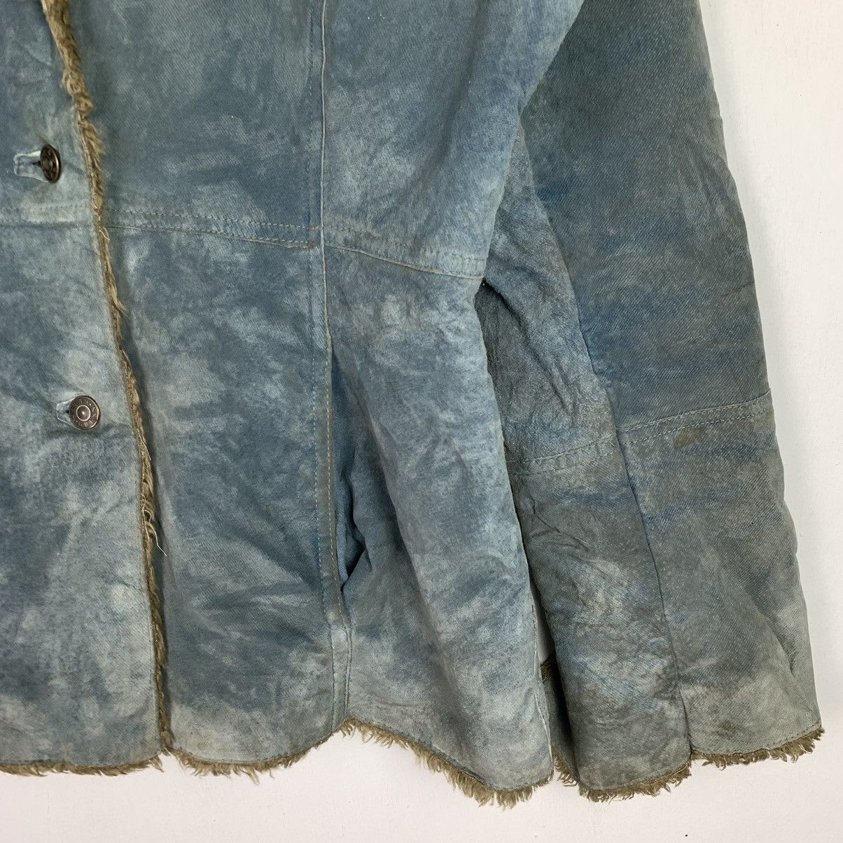 Guess × Vintage Vintage Guess Blue Sherpa Jacket Size US M / EU 48-50 / 2 - 4 Thumbnail