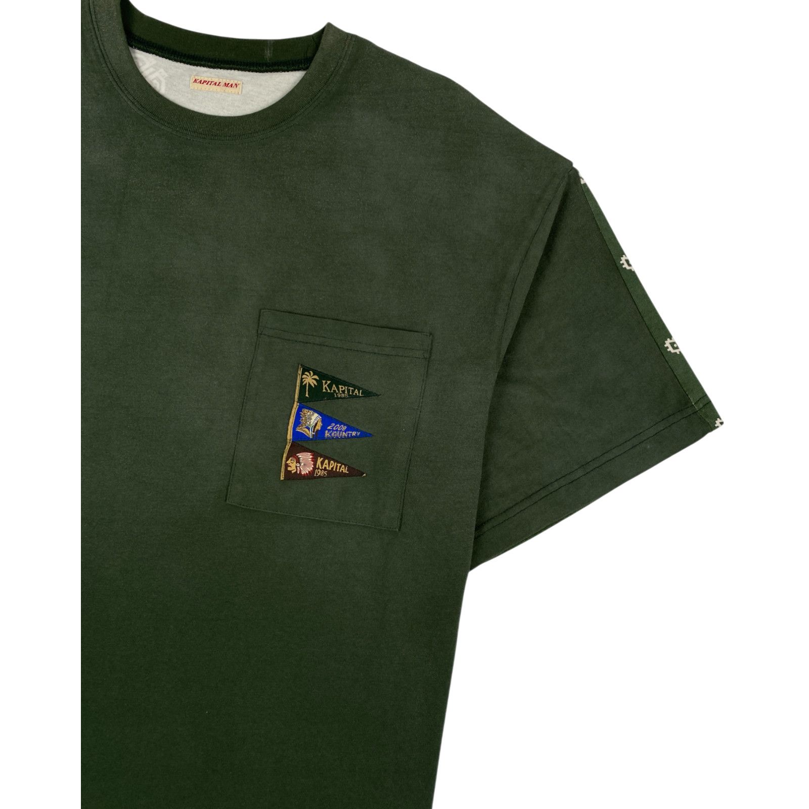 Kapital Kapital Green Paisley Print Tee Size US L / EU 52-54 / 3 - 7 Thumbnail