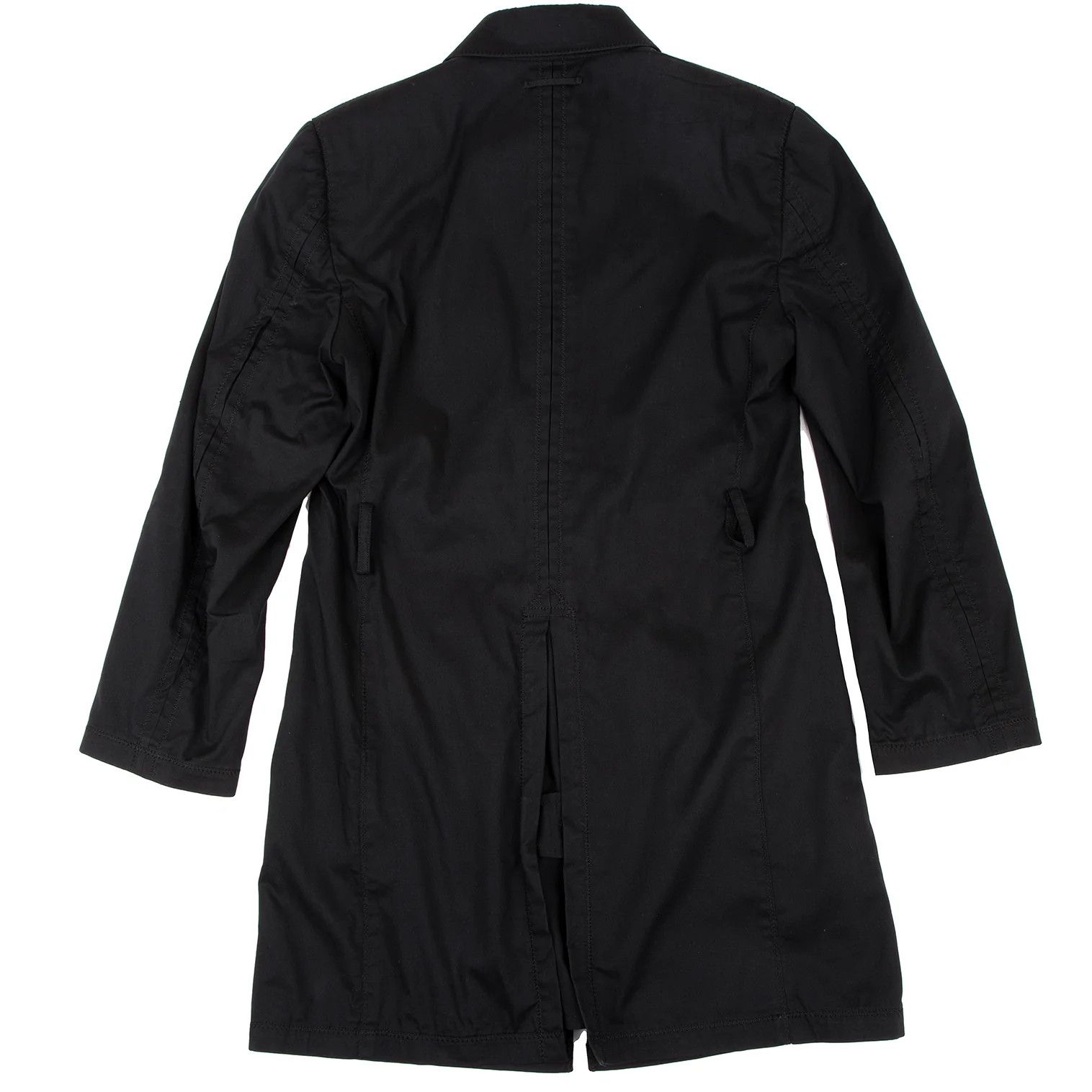 Jean Paul Gaultier Cotton Nylon Stitch Design Coat in Black Size 46 Size US S / EU 44-46 / 1 - 14 Thumbnail