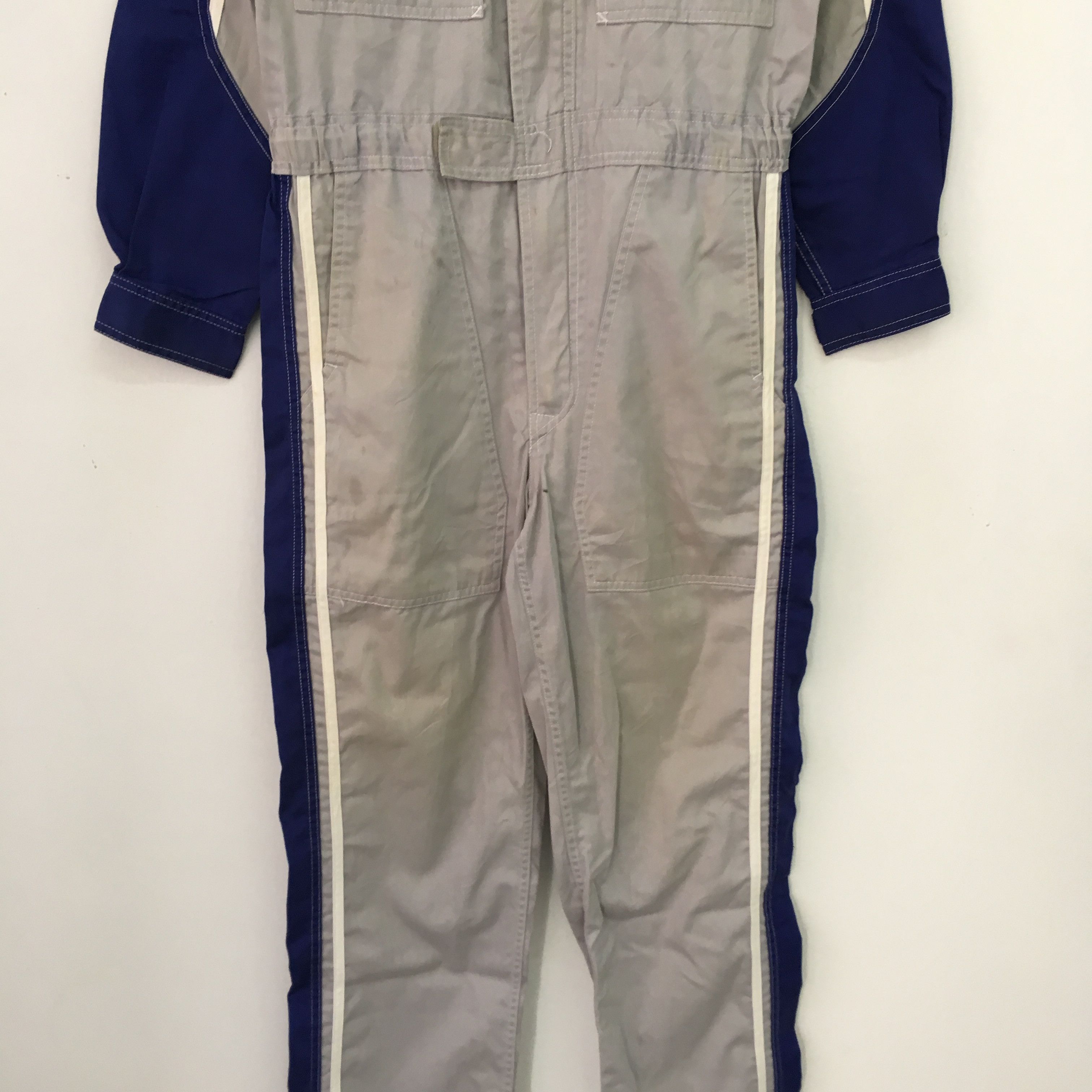 Japanese Brand Vintage Distressed Toyota Japan Technical College Overalls Size US 32 / EU 48 - 3 Thumbnail