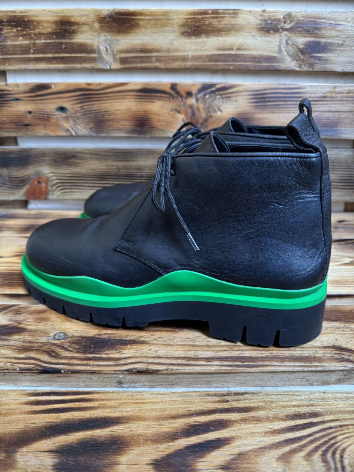 Bottega Veneta Tire ankle lace up boots Size US 7 / EU 40 - 12 Thumbnail