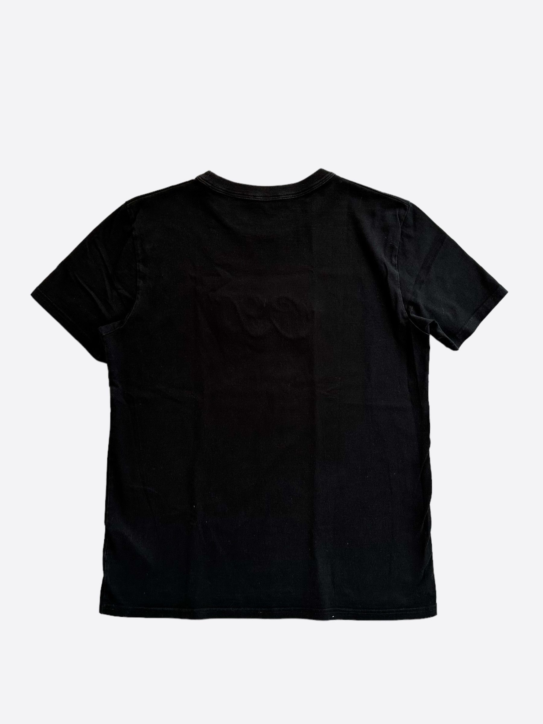 Dior Dior Kenny Scharf Black & Blue Embroidered Logo T-Shirt Size US M / EU 48-50 / 2 - 2 Thumbnail