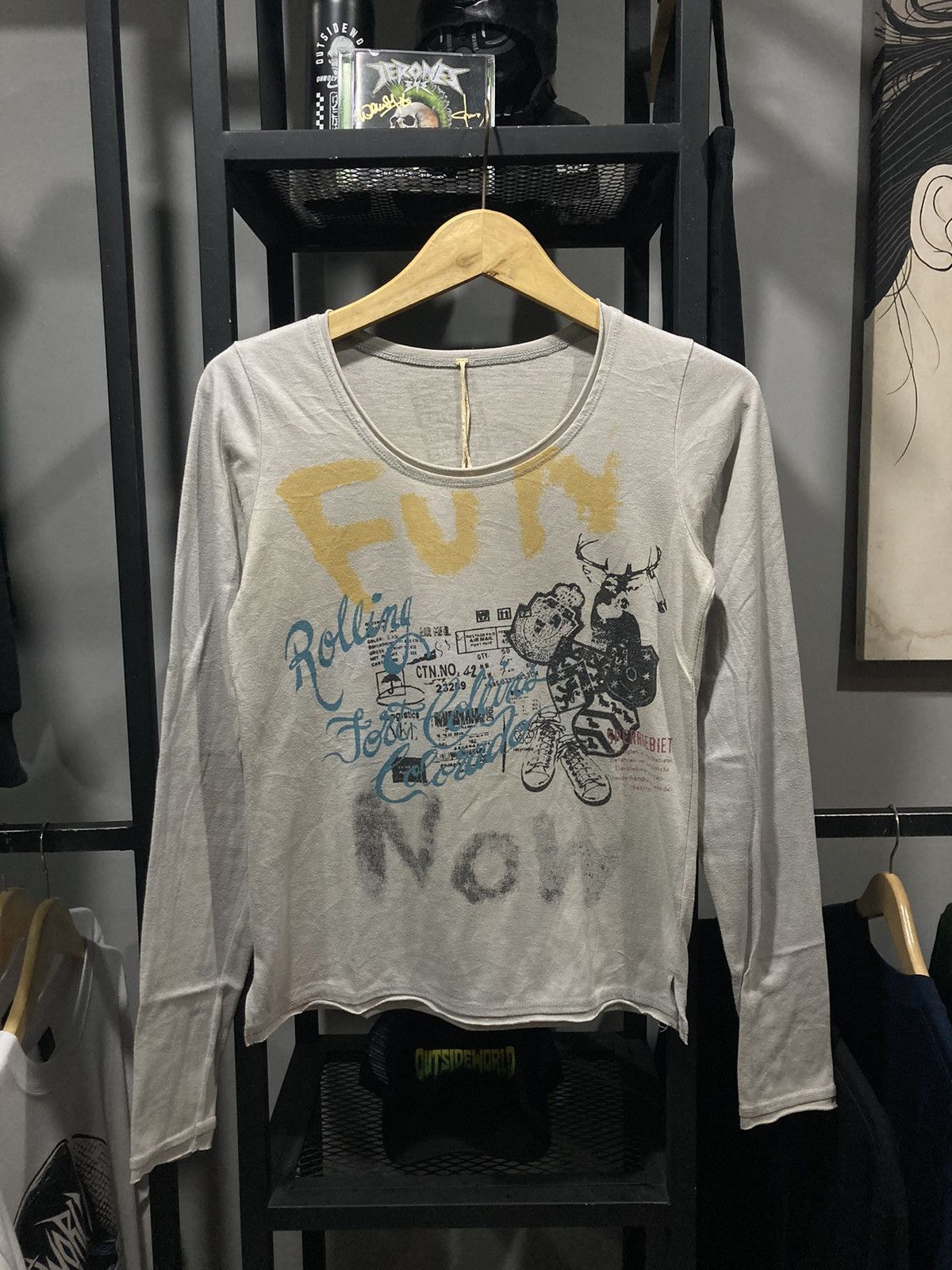 If Six Was Nine × Japanese Brand × Jean Paul Gaultier JAPANESE FUN NOW LONGSLEVE Size US M / EU 48-50 / 2 - 1 Thumbnail