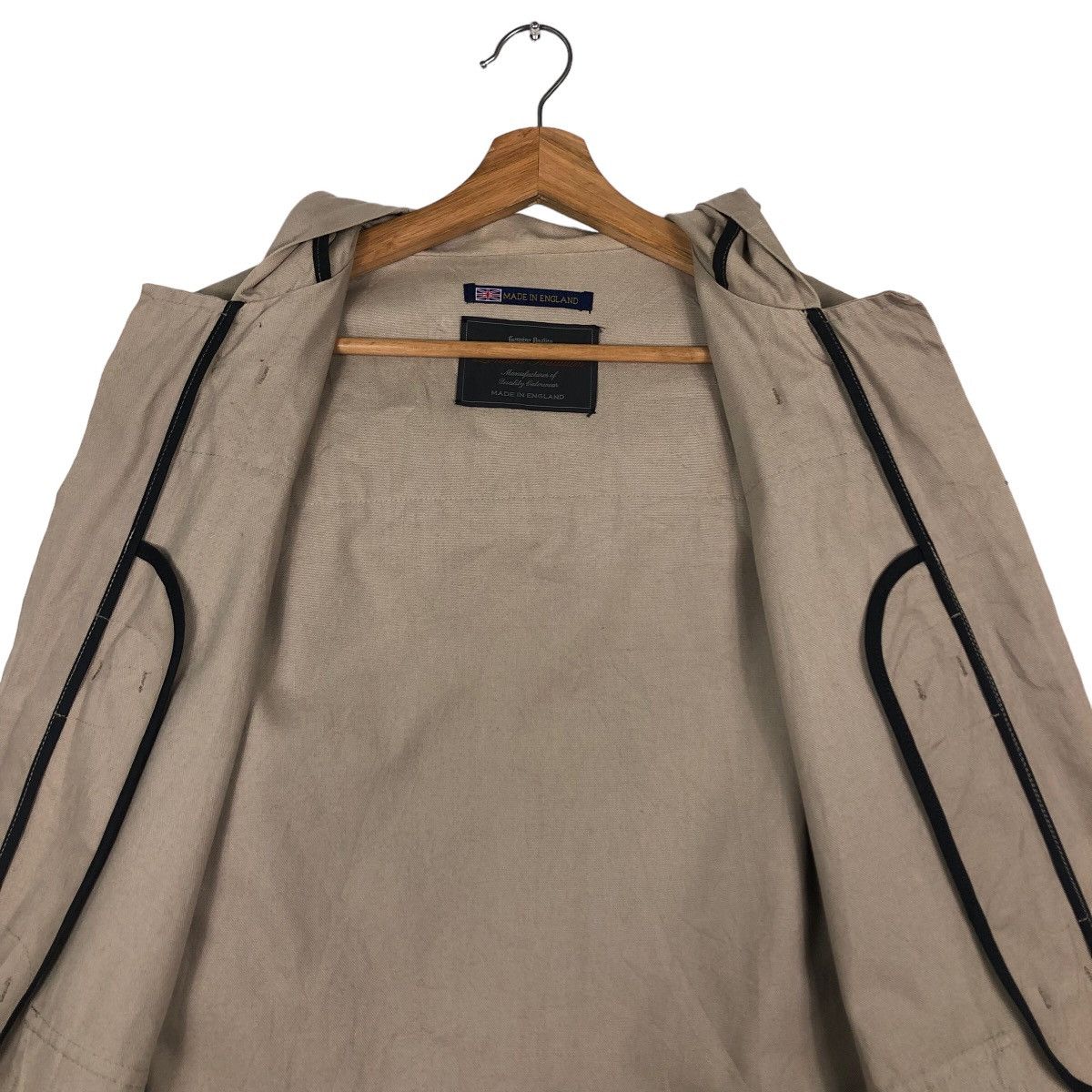 Vintage 🔥Vintage Wool Duffle Jacket Made in England Designer Rare Size US M / EU 48-50 / 2 - 14 Thumbnail