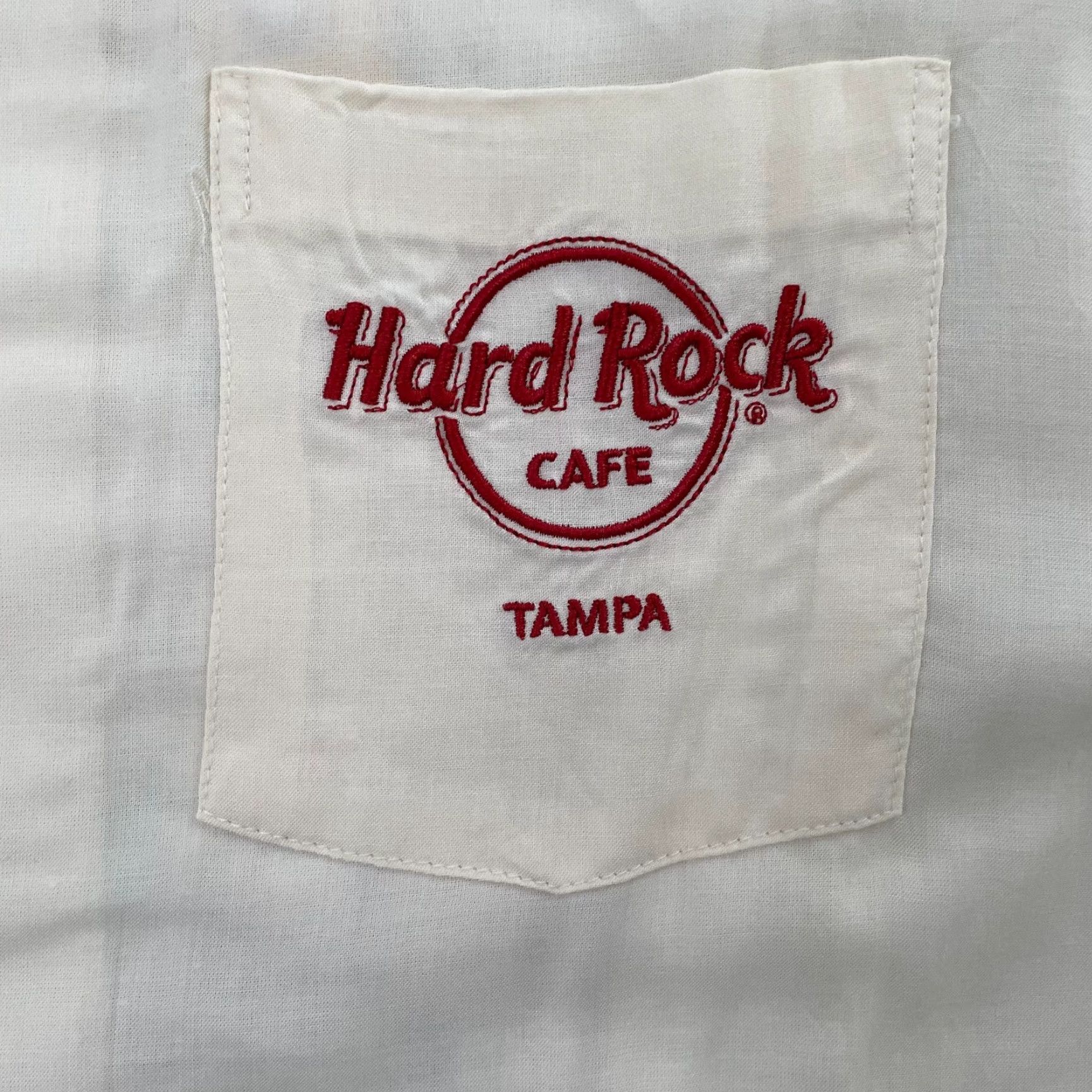 Hard Rock Cafe VINTAGE Hard Rock Cafe Shirt Adult Medium Ivory Tampa Florida Embroidered Casino Men Size US M / EU 48-50 / 2 - 5 Thumbnail