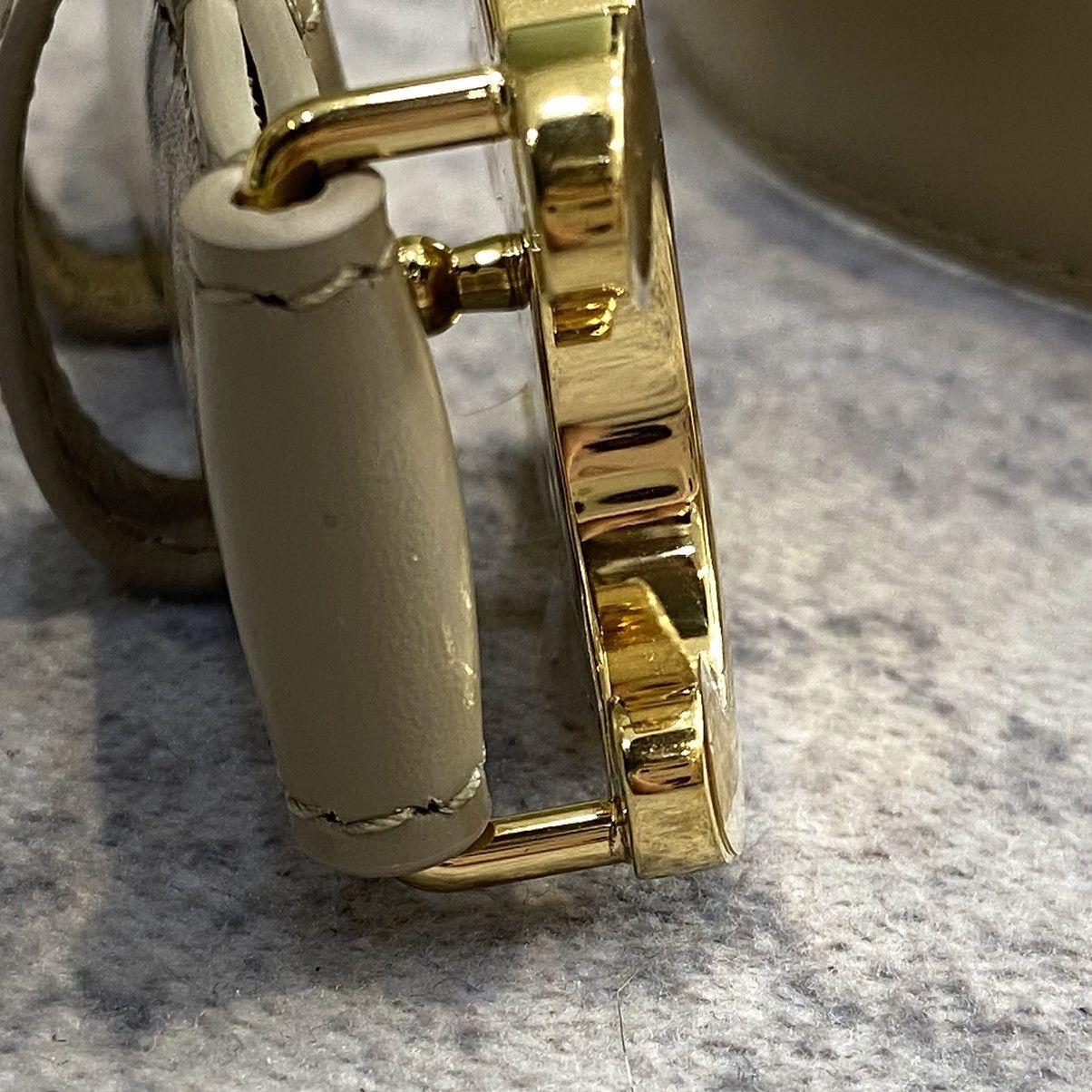 Celine CELINE Medium Triomphe Belt In Taurillon Leather Size ONE SIZE - 10 Thumbnail