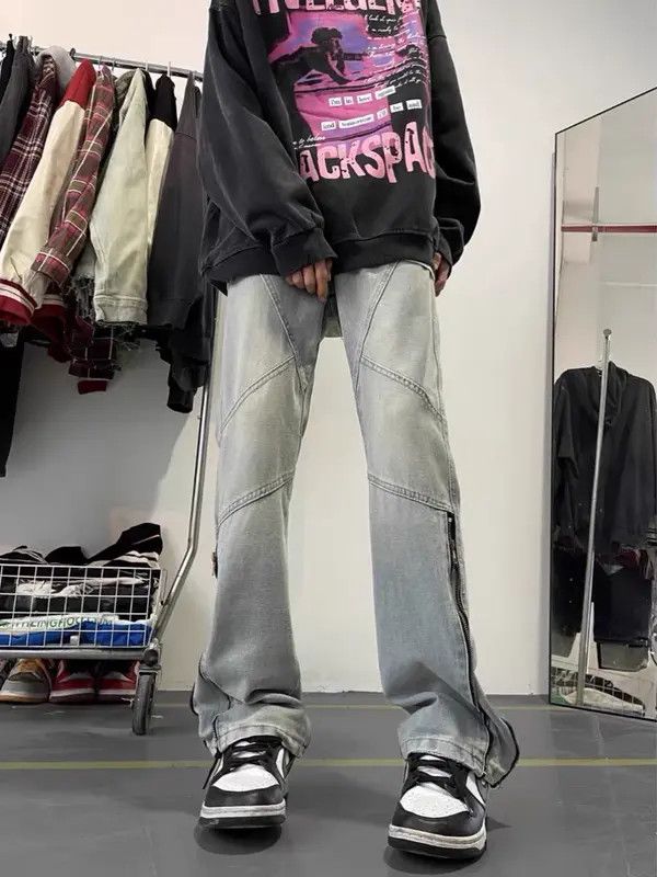 VIBE Light Blue High Street Vintage Loose Jeans Size US 30 / EU 46 - 1 Thumbnail