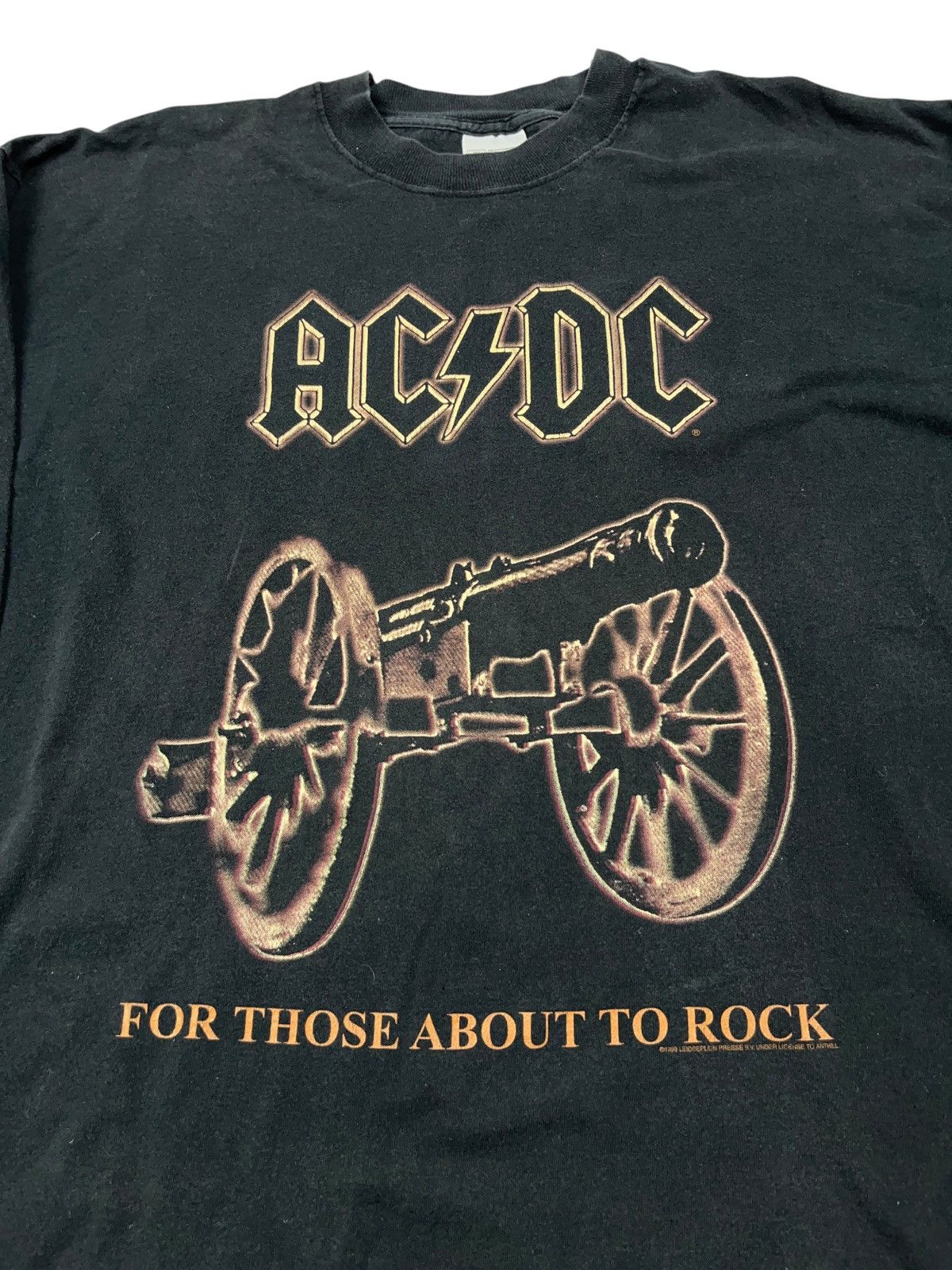 AC/DC Vintage 1999 AC/DC For Those About To Rock Long Sleeve Shirt Size US XL / EU 56 / 4 - 6 Thumbnail
