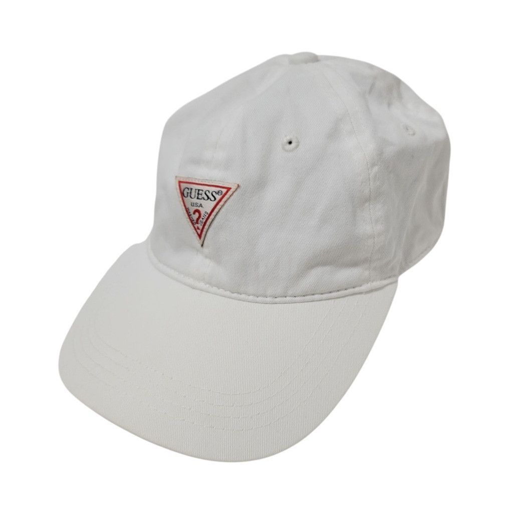 Guess GUESS Women's Basketball Hat White 100% Cotton Size ONE SIZE - 3 Thumbnail